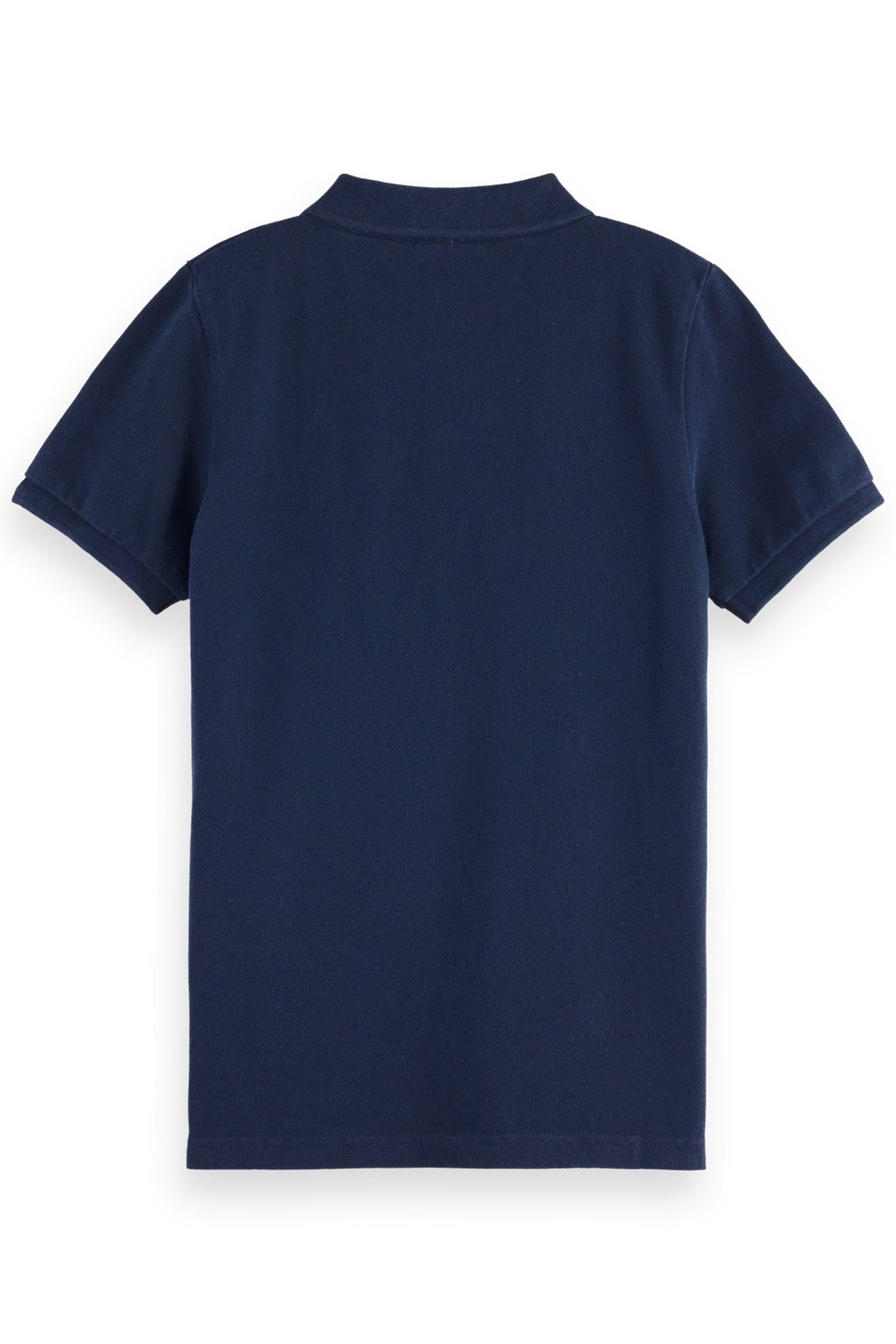 BOYS GARMENT DYED PIQUE POLO NAVY 2