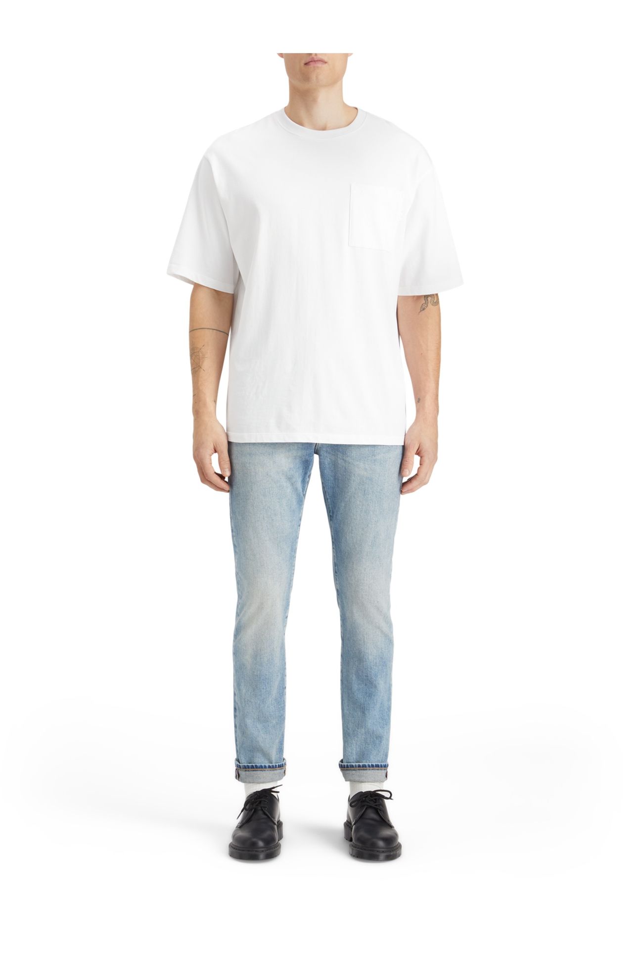 CORE RALSTON IN ORGANIC COTTON AQUA BLUE NAVY 1