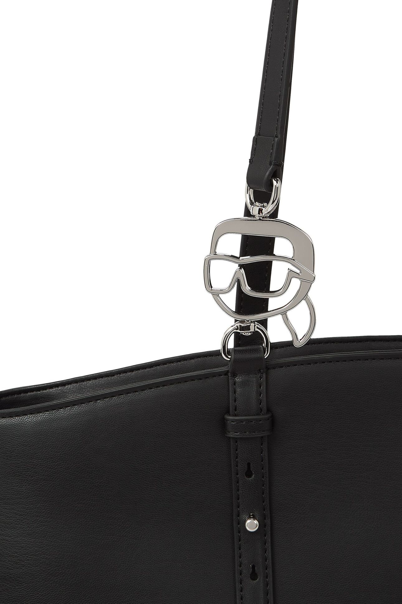 IKON SMOOTH LG OUTLINE TOTE BLACK 4
