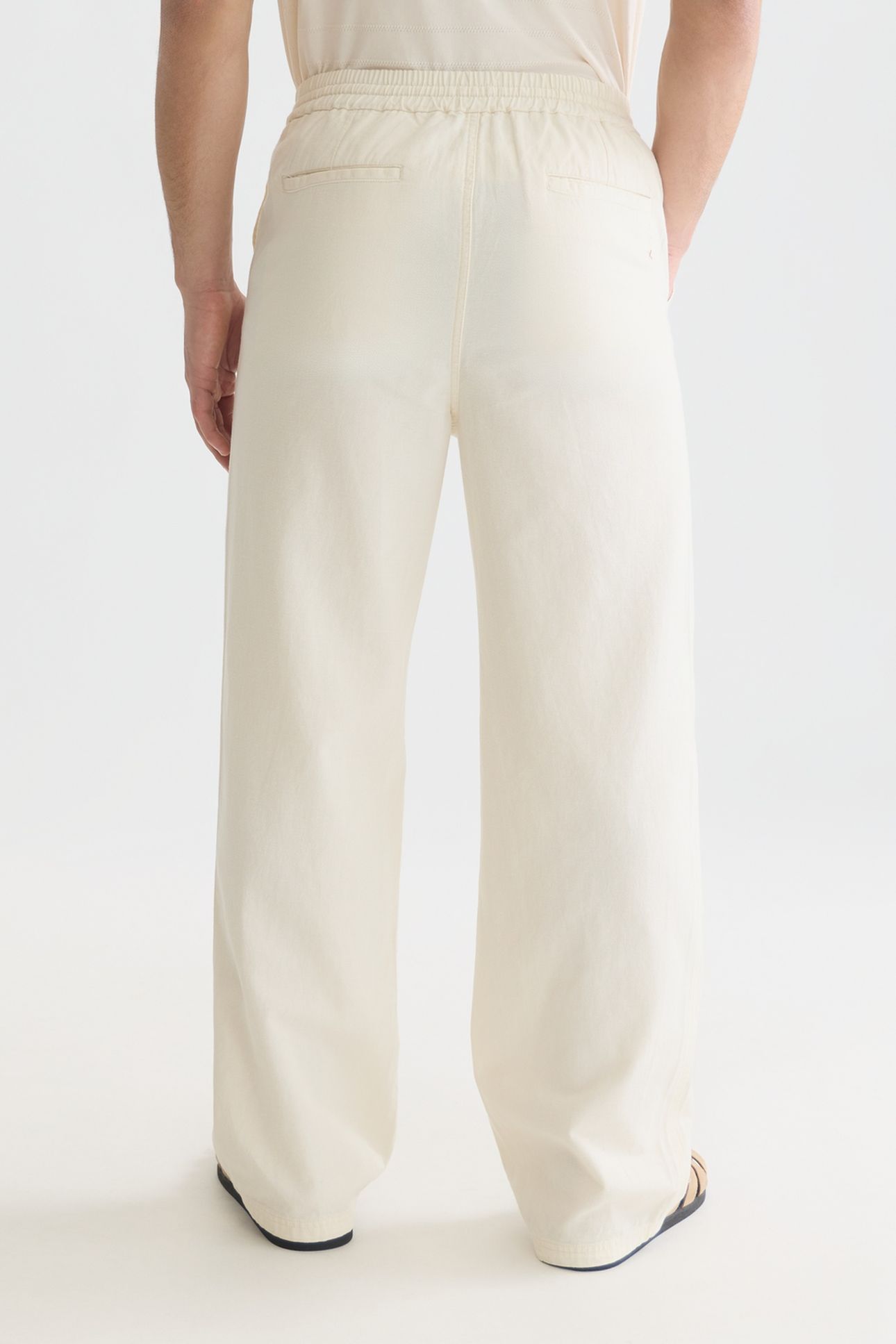 OTIS LINENBLEND RELAXED STRAIGHTFIT JOGGER LIGHT BEIGE 2