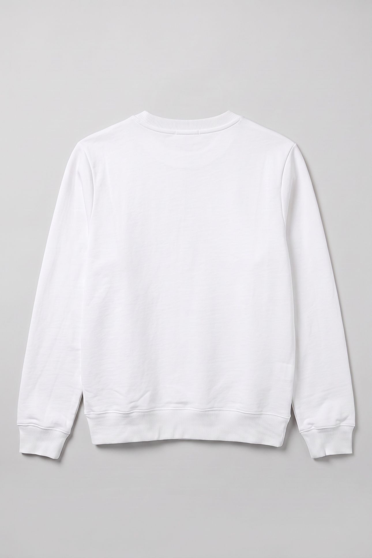 UNISEX INST LOGO REGULAR CREW BRIGHT WHITE 3