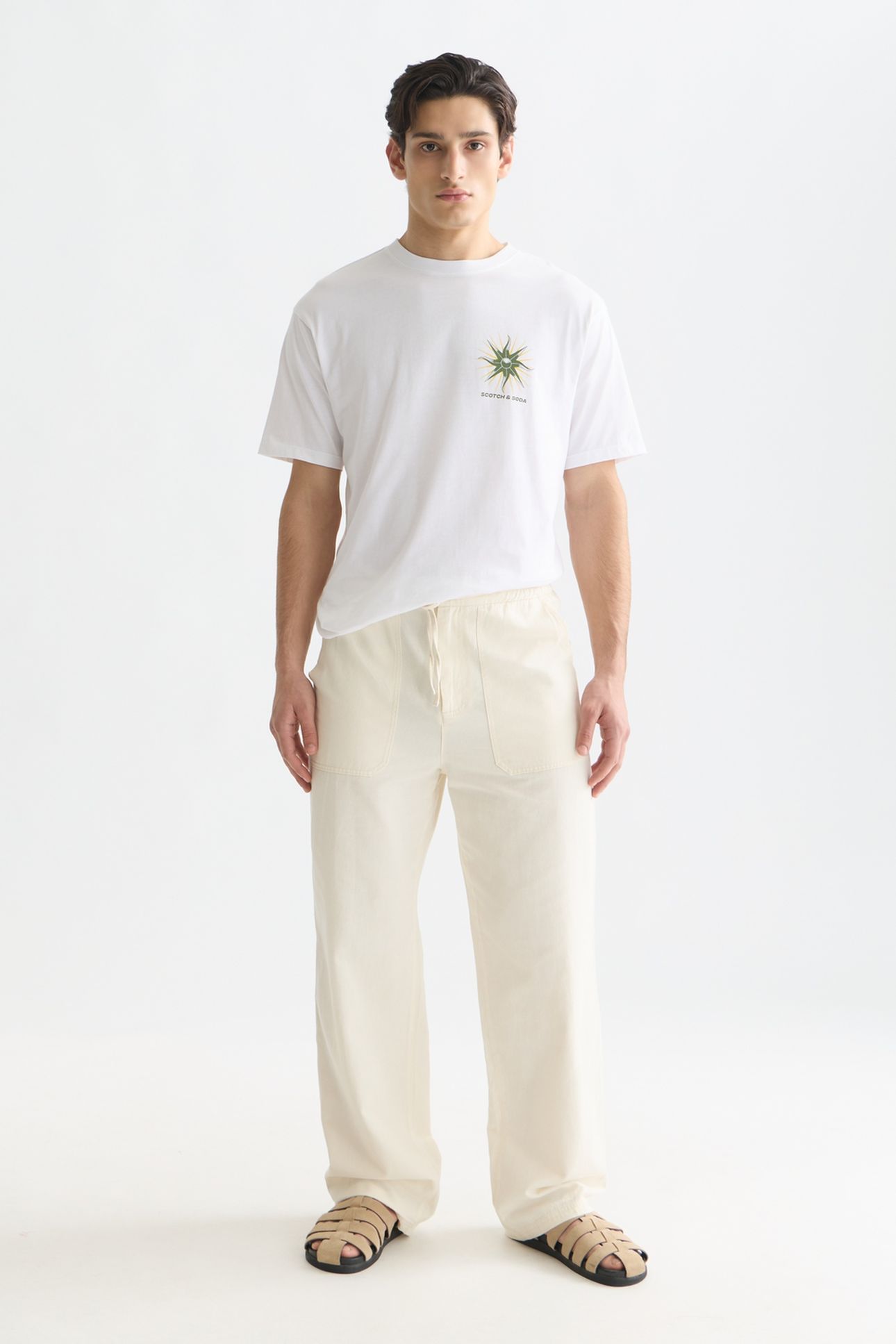 FRONT AND BACK ARTWORK RELAXEDFIT TSHIRT WHITE/PASTEL 3
