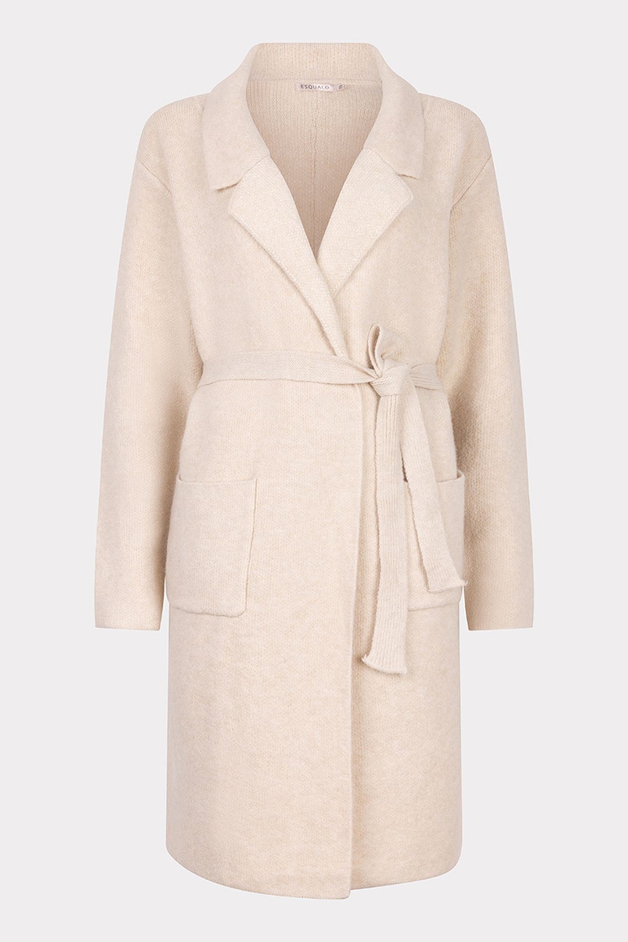CARDIGAN LONG POCKETS LIGHT SAND 1