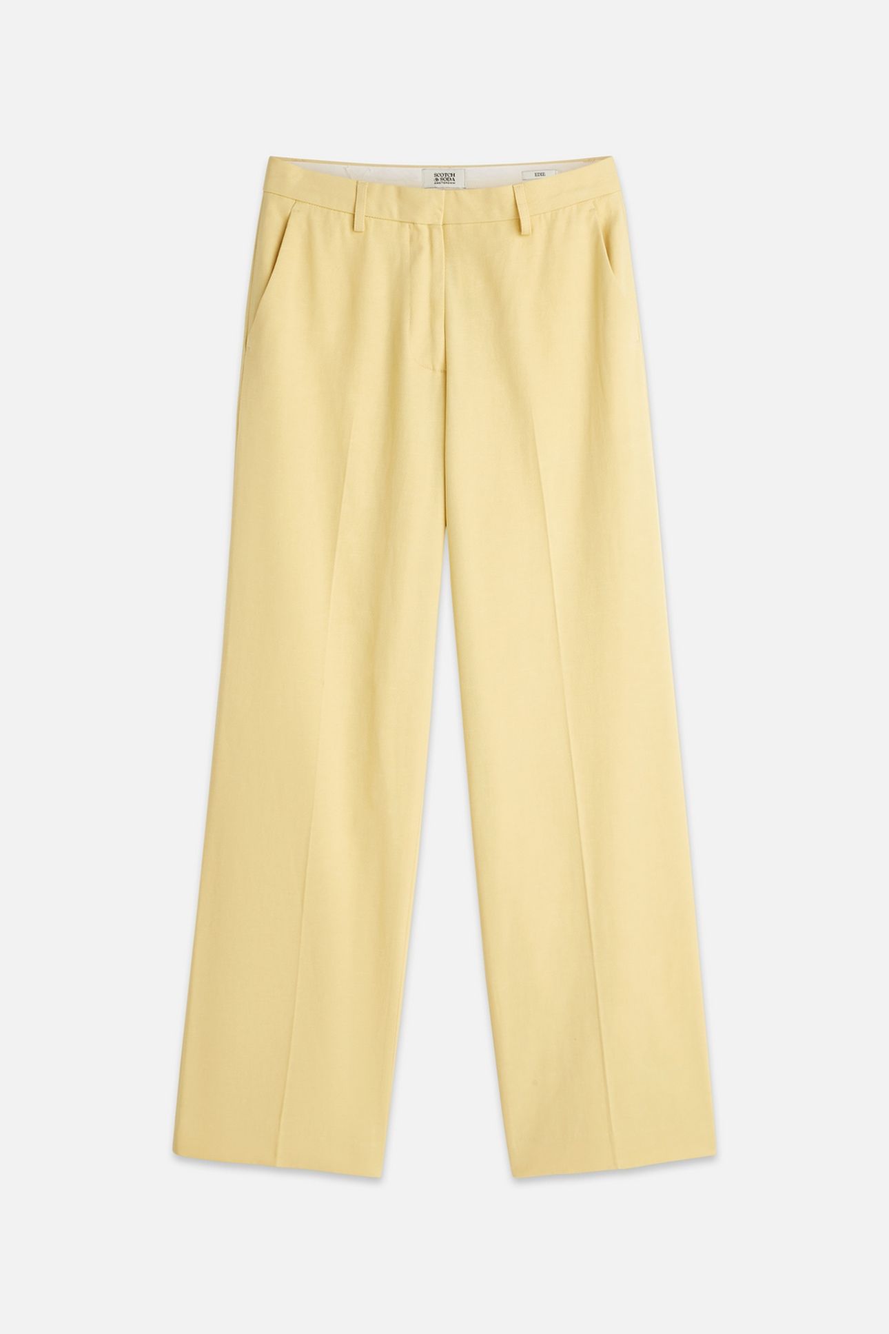 EDIE - HIGH RISE WIDE LEG PANTS PARSNIP 4