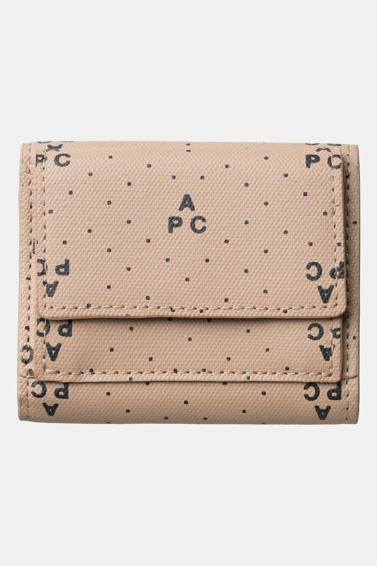 COMPACT WALLET LOIS SMALL BEIGE 2