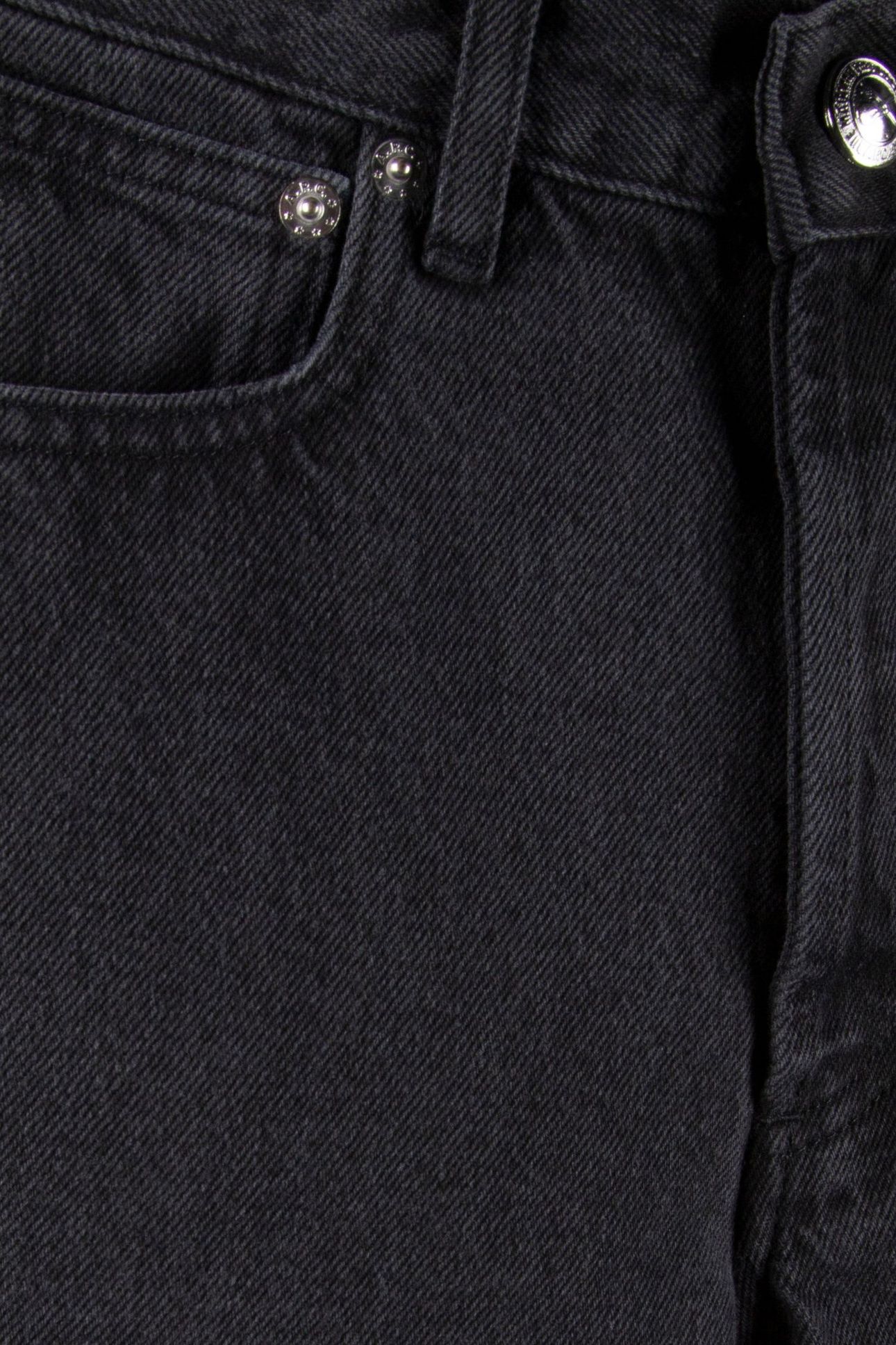 UNISEX JEANS SMALL NEW STANDARD WASHED BLACK 7