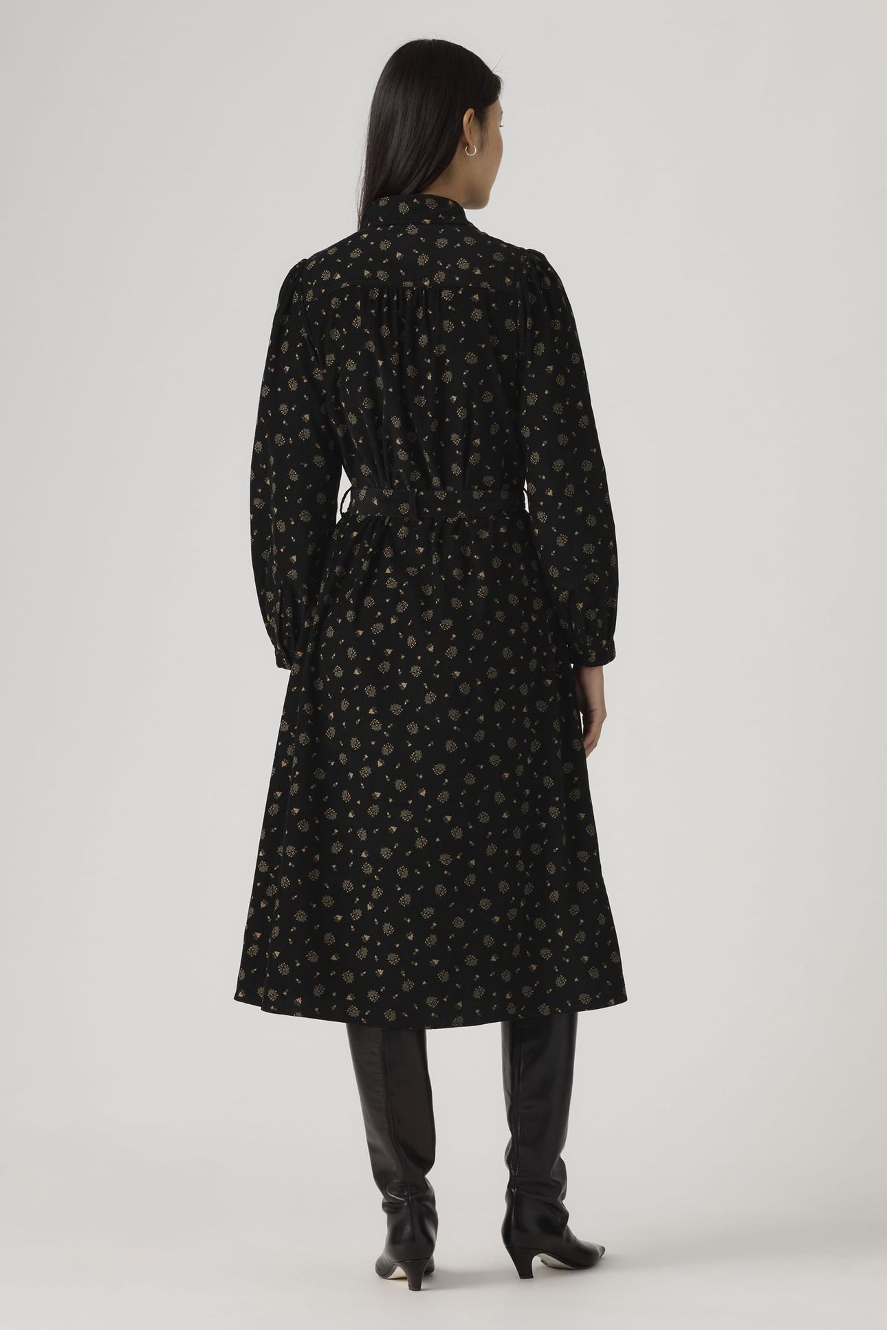 JOURNEY LONG SLEEVE CORDUROY DRESS 2