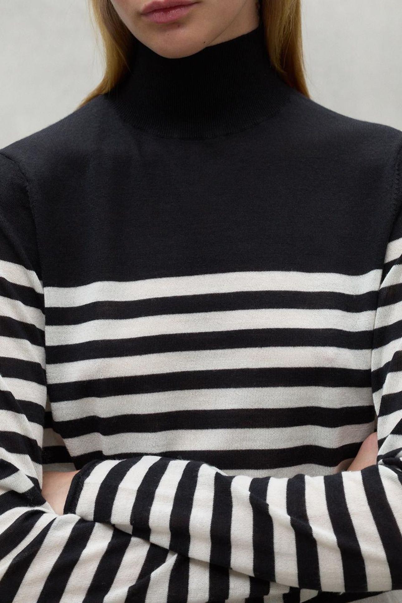 FAYAALF STRIPES KNIT BLACK 5