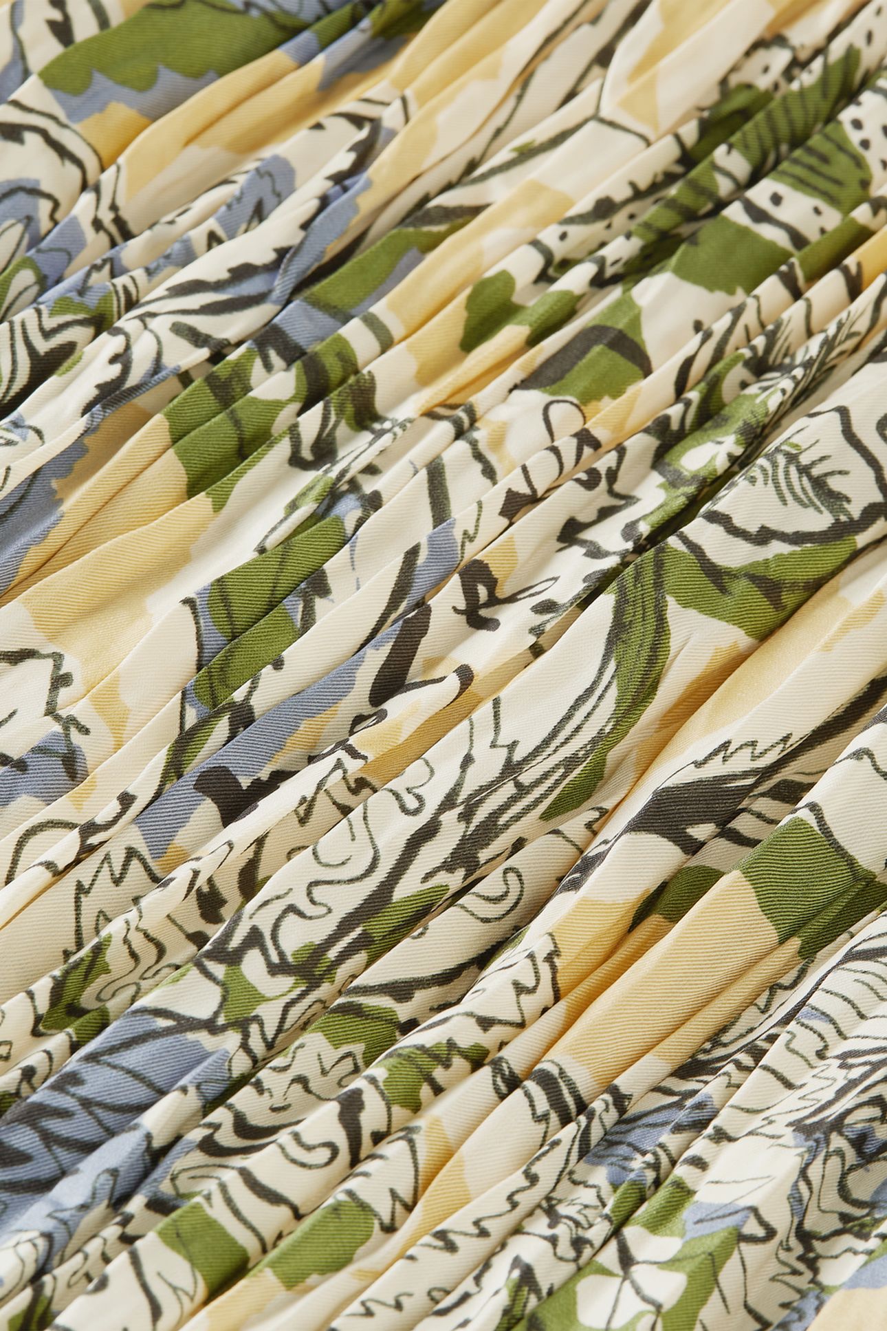 PRINTED MICRO PLEAT SKIRT LUCKY BANDANA MULTI PARSNIP 3