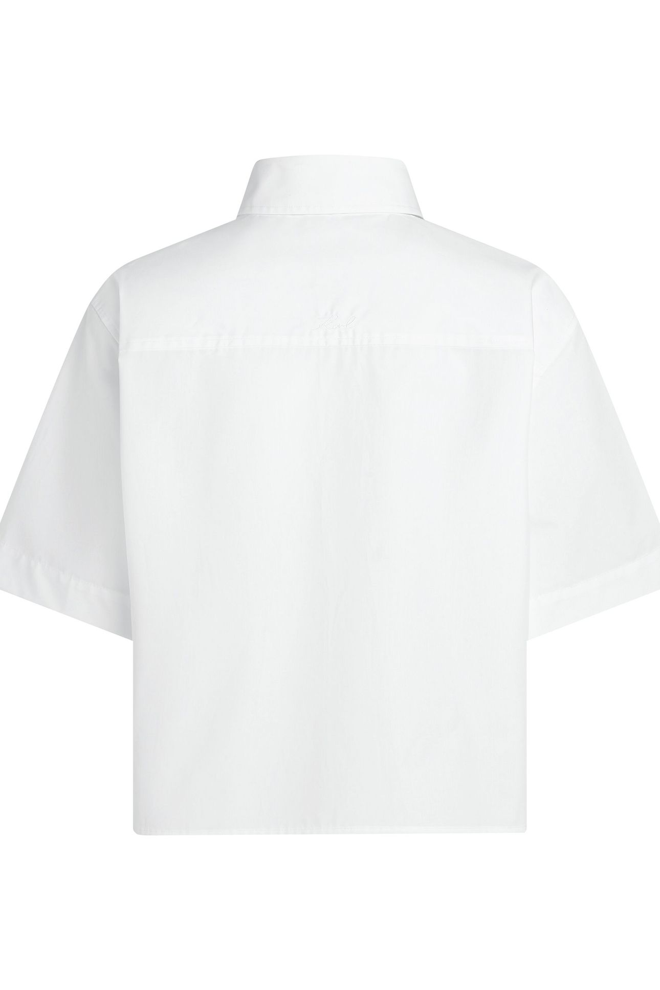 SIGNATURE HEM POPLIN SHIRT WHITE 2