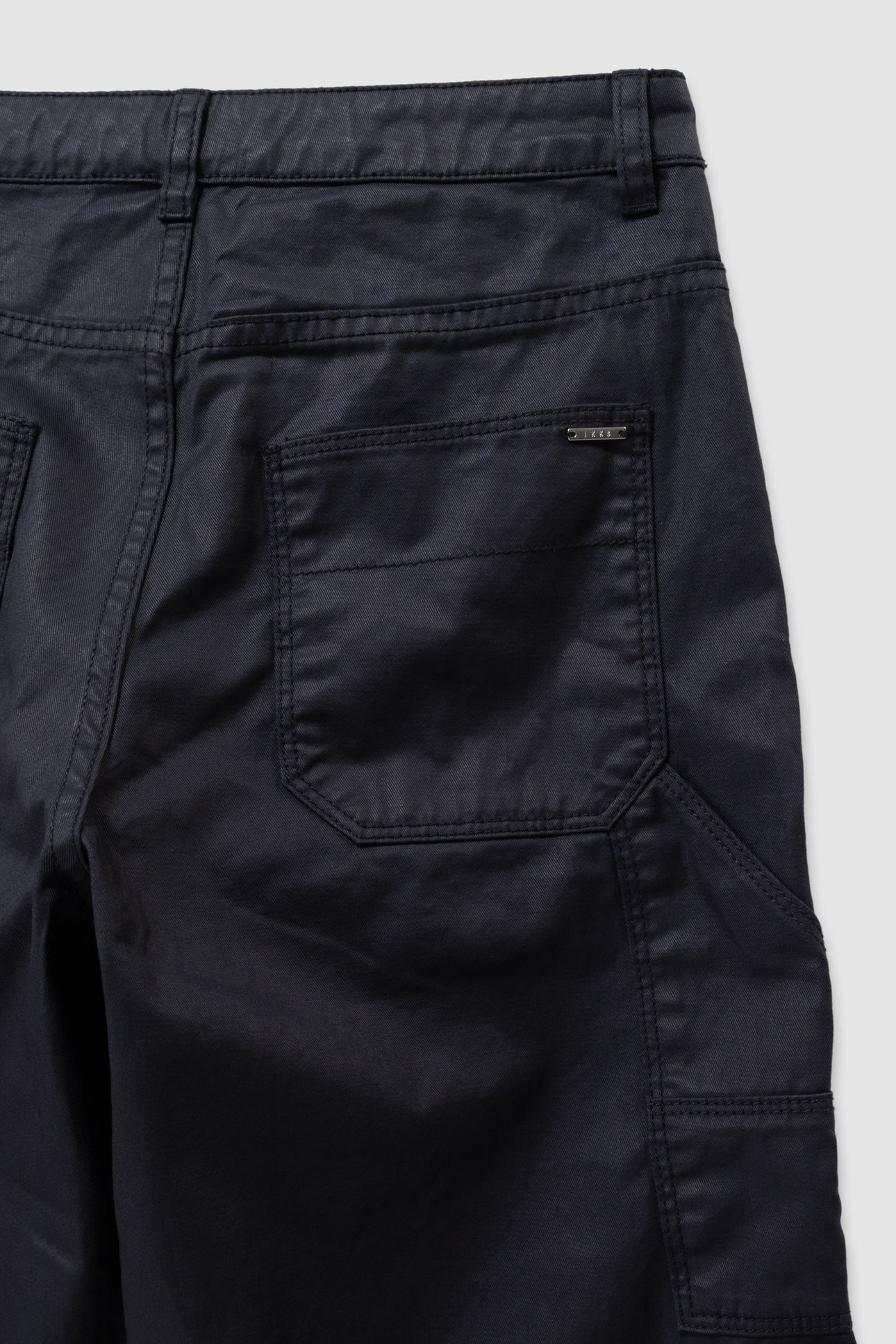 GIRLS’ BLACK COATED STRAIGHT JEANS 5