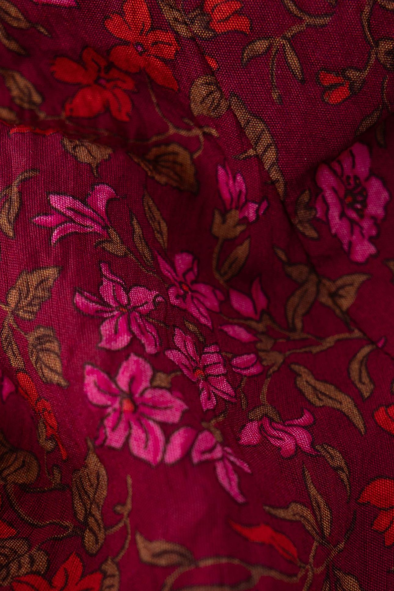 PINK SHORT SKIRT WITH FLORAL PRINT 6