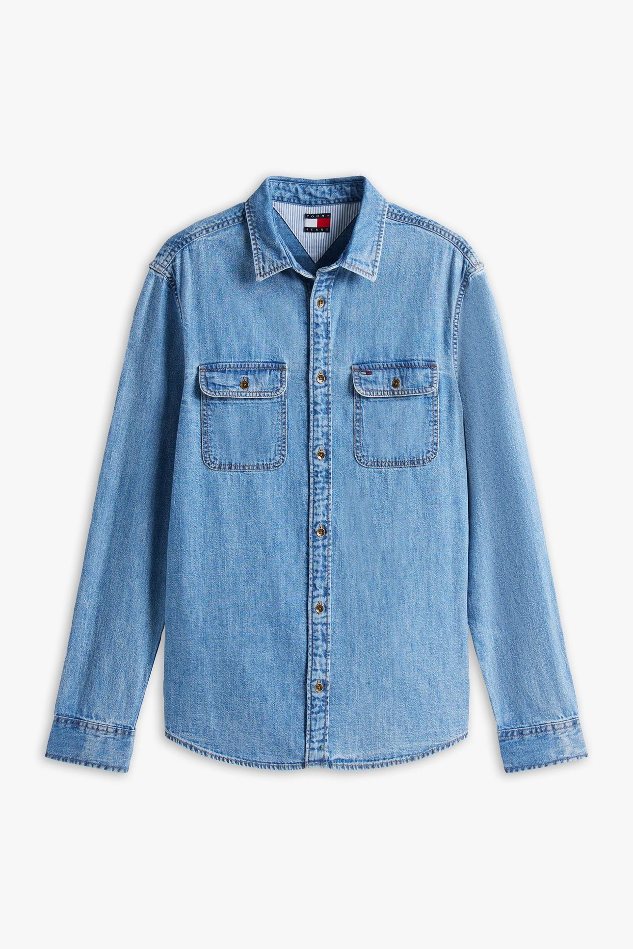 LS REGULAR DENIM SHIRT DENIM MEDIUM 3
