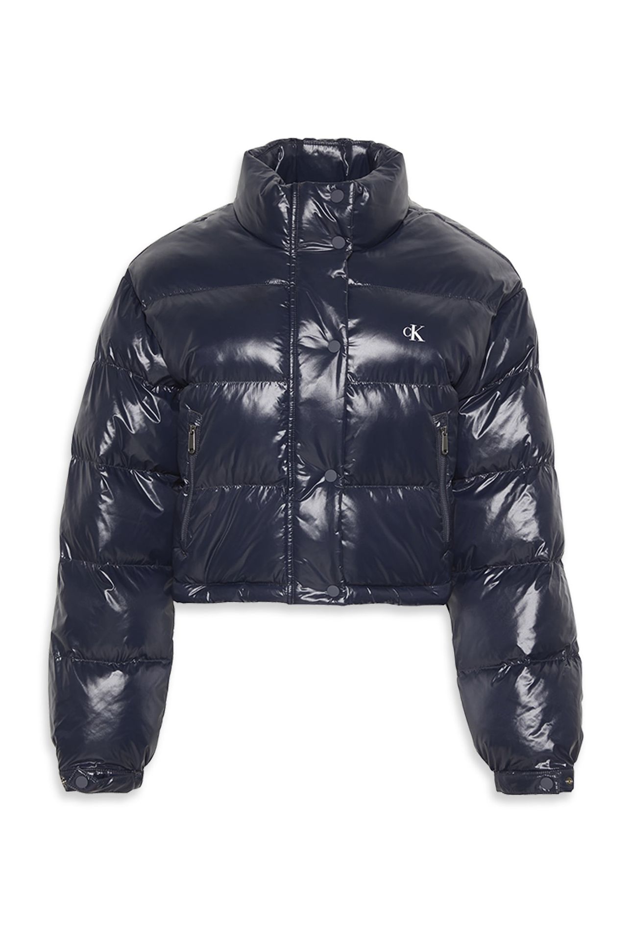 SHINE CROP PUFFER JACKET INKWELL 5