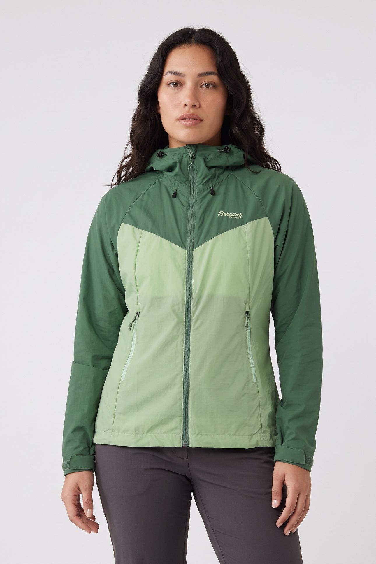 SKAR LIGHT WINDBREAKER JACKET LIGHT JADE GREEN/DARK JADE GRE 1