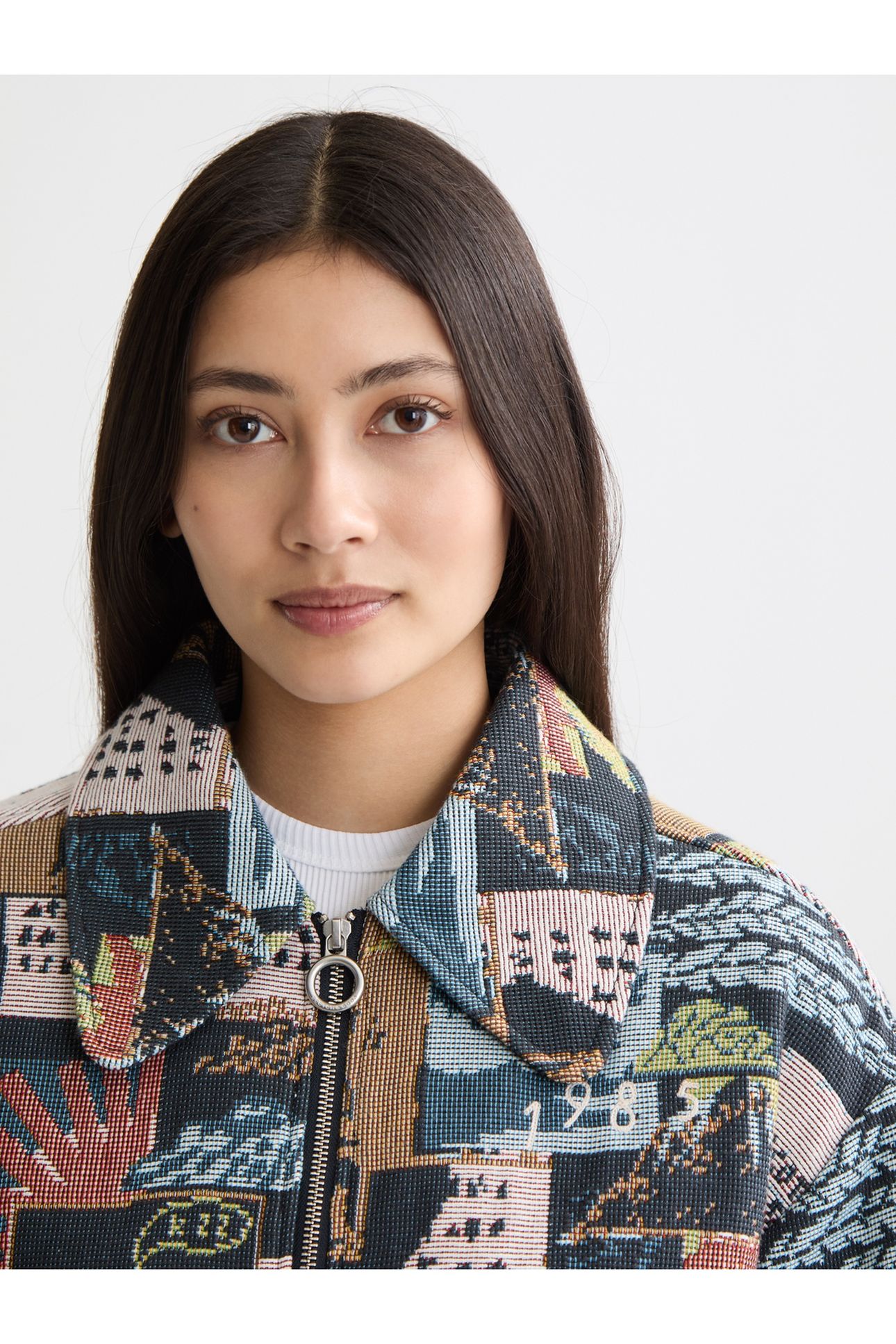 COLLAGE JACQUARD JACKET ART DEPT COLLAGE MULTICOLOR 6