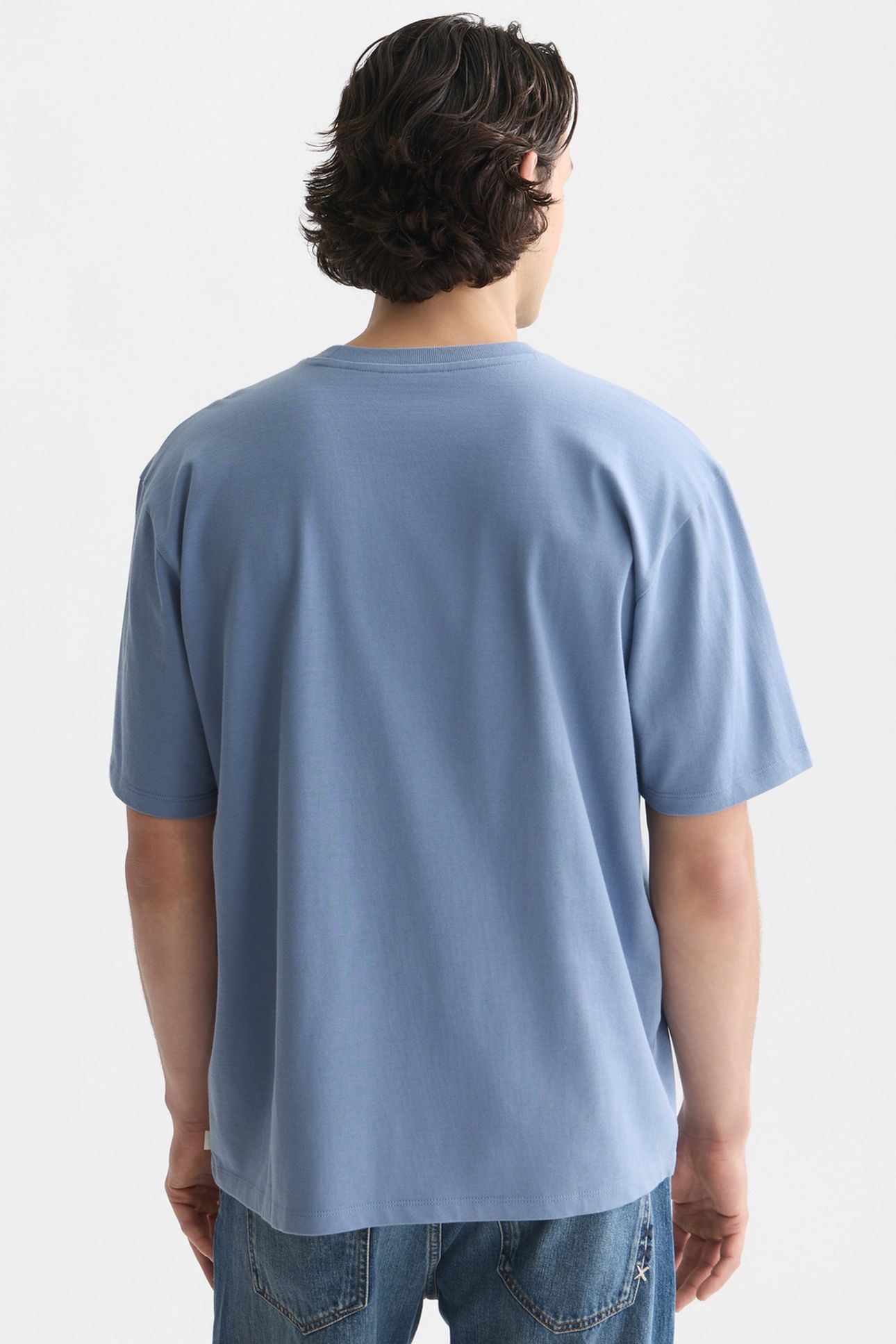 SEASONAL CORE 3 CROSSES CHEST POCKET LOOSEFIT TSHIRT NAVY 2