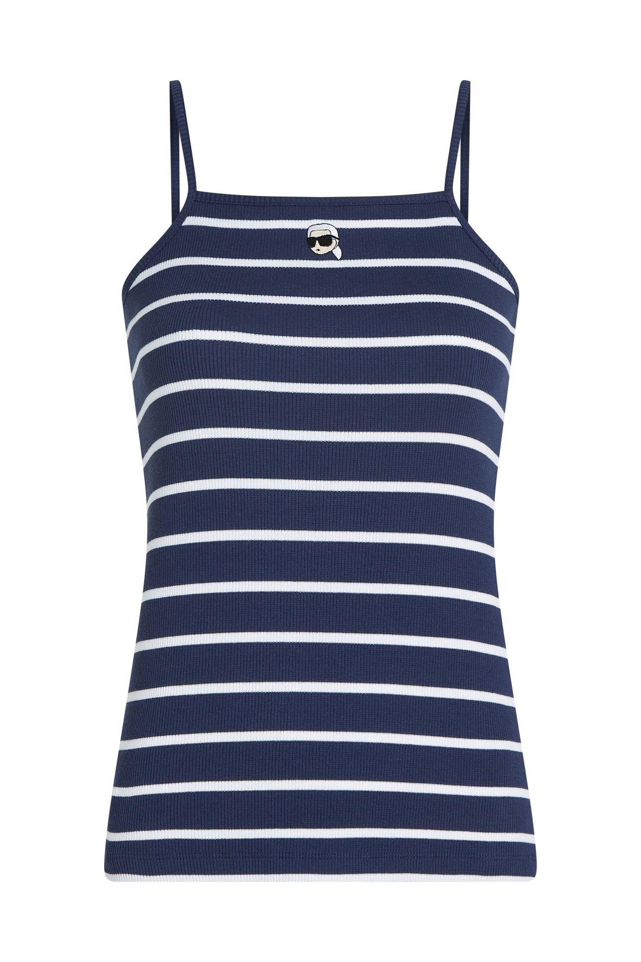 IKON STRIPED TANK TOP MEDIEVAL BLUE-WHITE 4