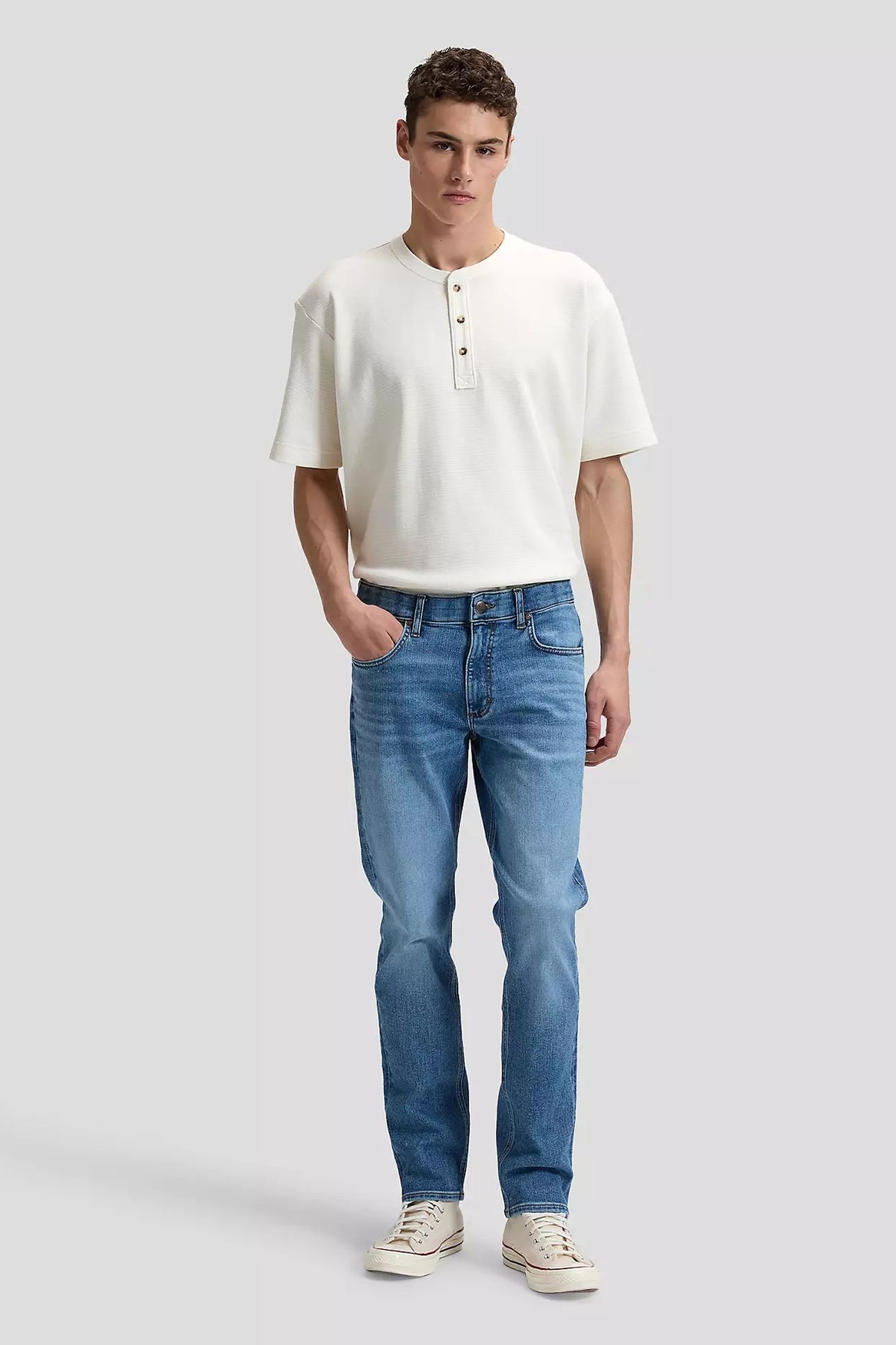 DAREN ERNIE REGULAR STRAIGHT JEANS DENIM BLUE 3