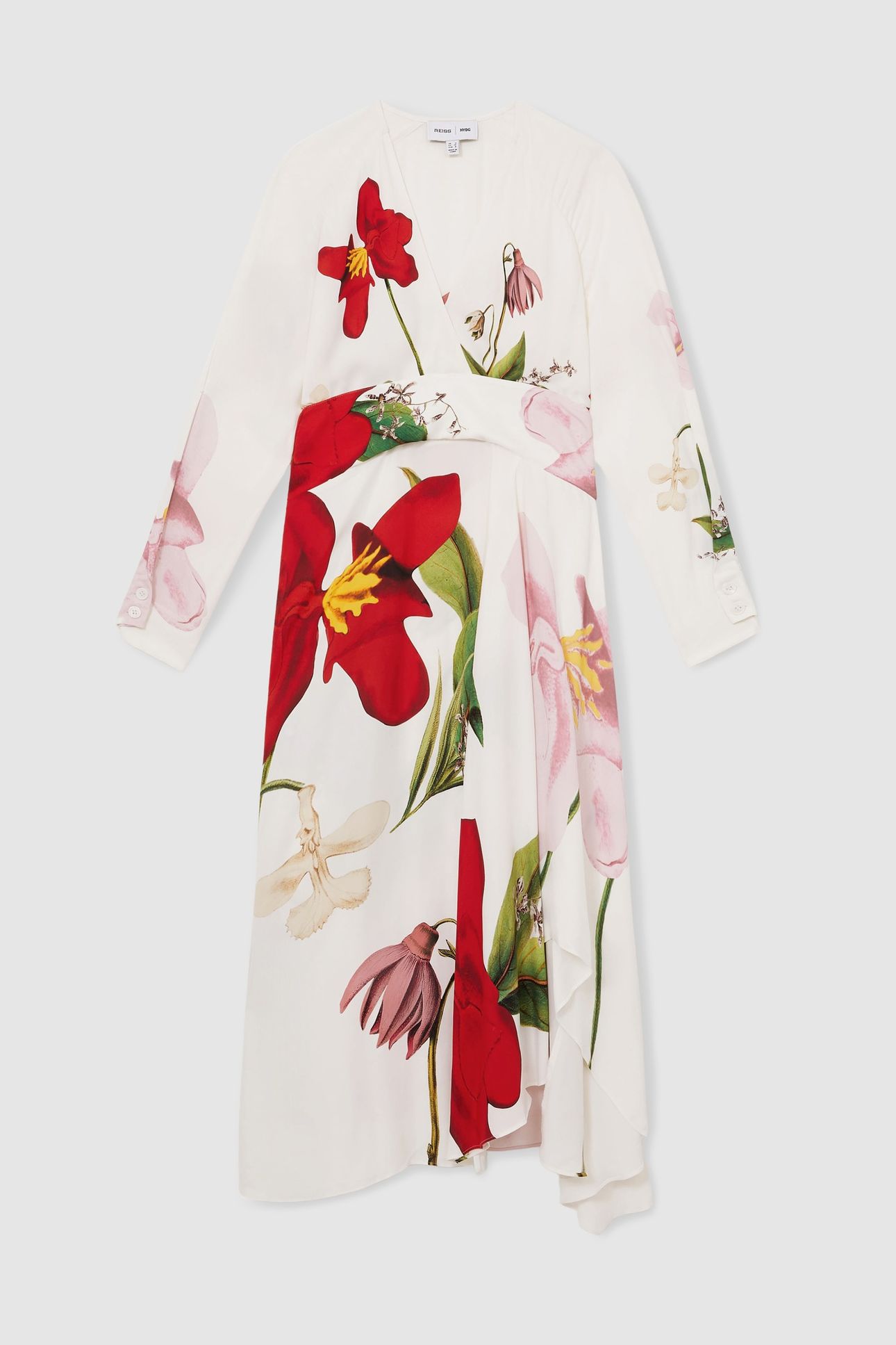 WAISTED LONGSLEEVE MAXI DRESS IVORY 3