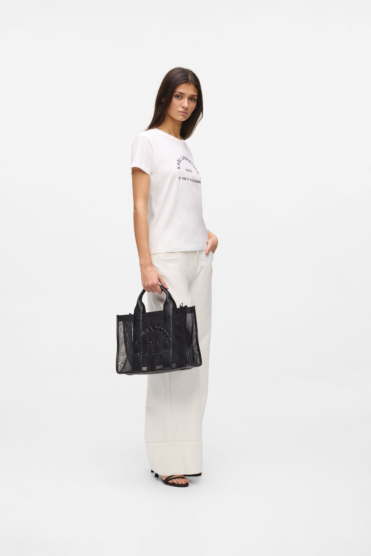 RSG GLITTER PETITE T-SHIRT WHITE 3