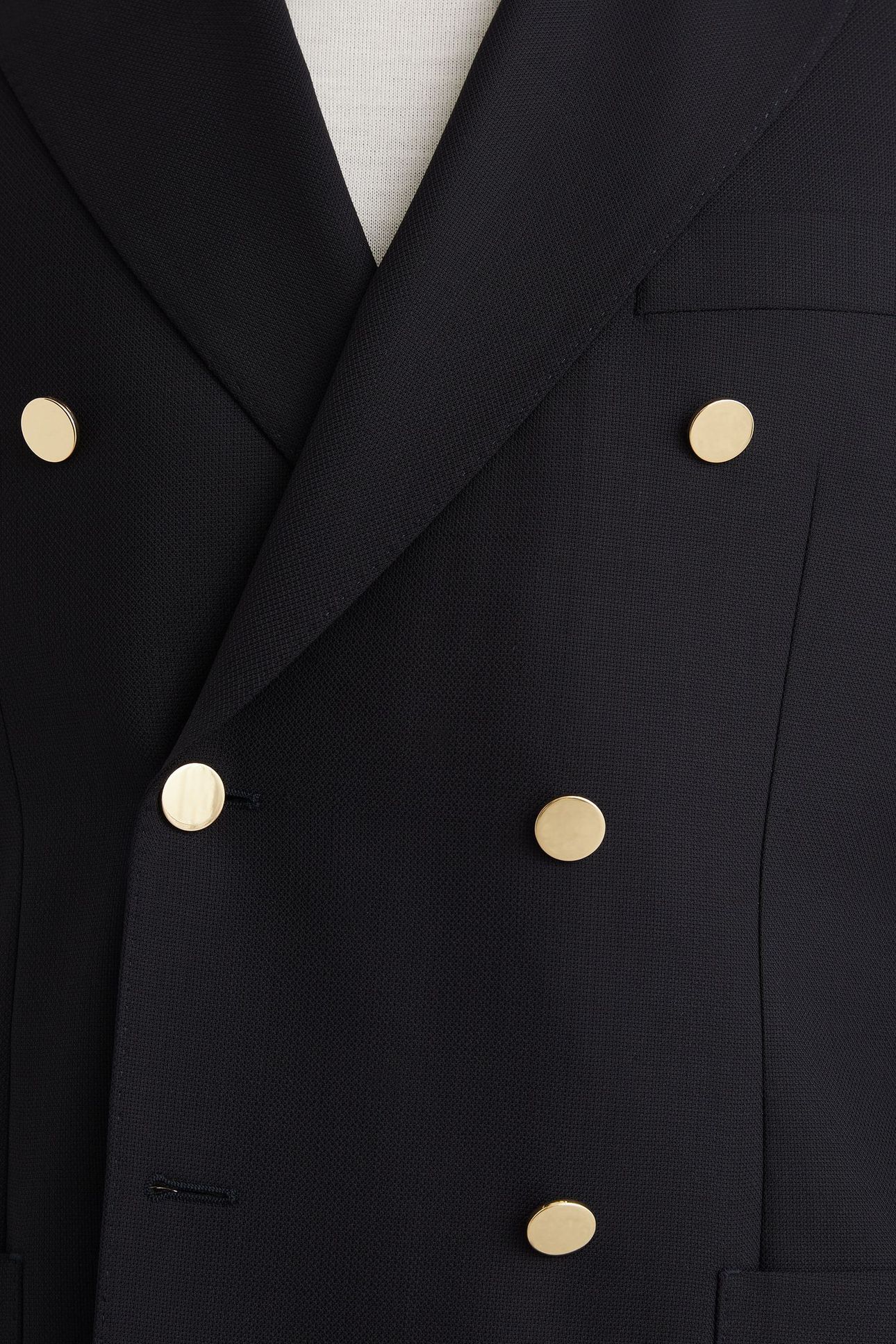 DB PEAK HOPSACK BLAZER NAVY 6