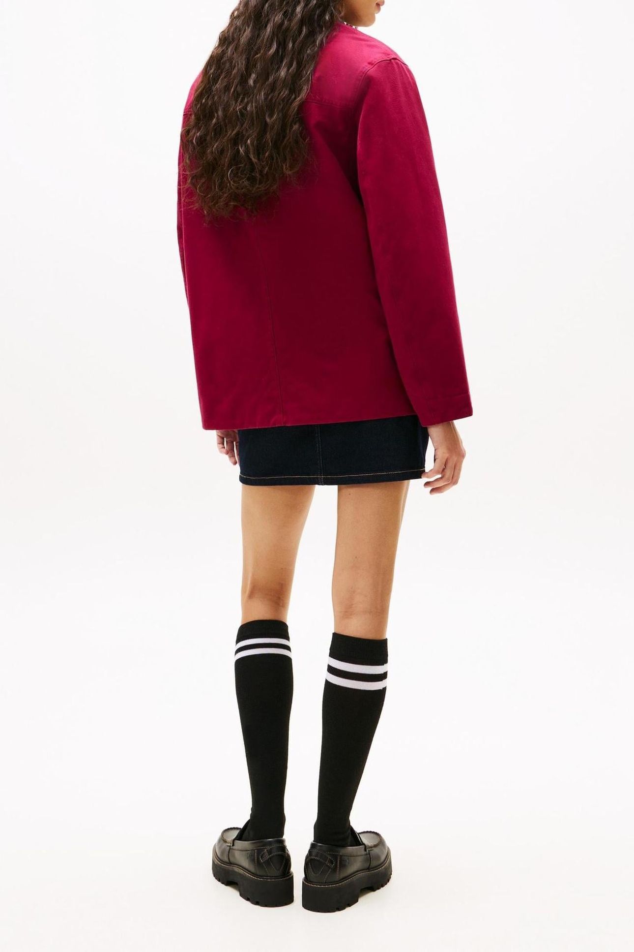 TJW TWILL JACKET LAVISH CERISE 2