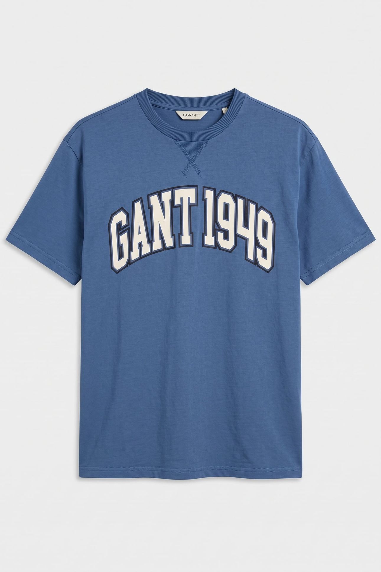 TEEN BOYS GANT ARCH PRINT SS T-SHIRT VINTAGE BLUE 2