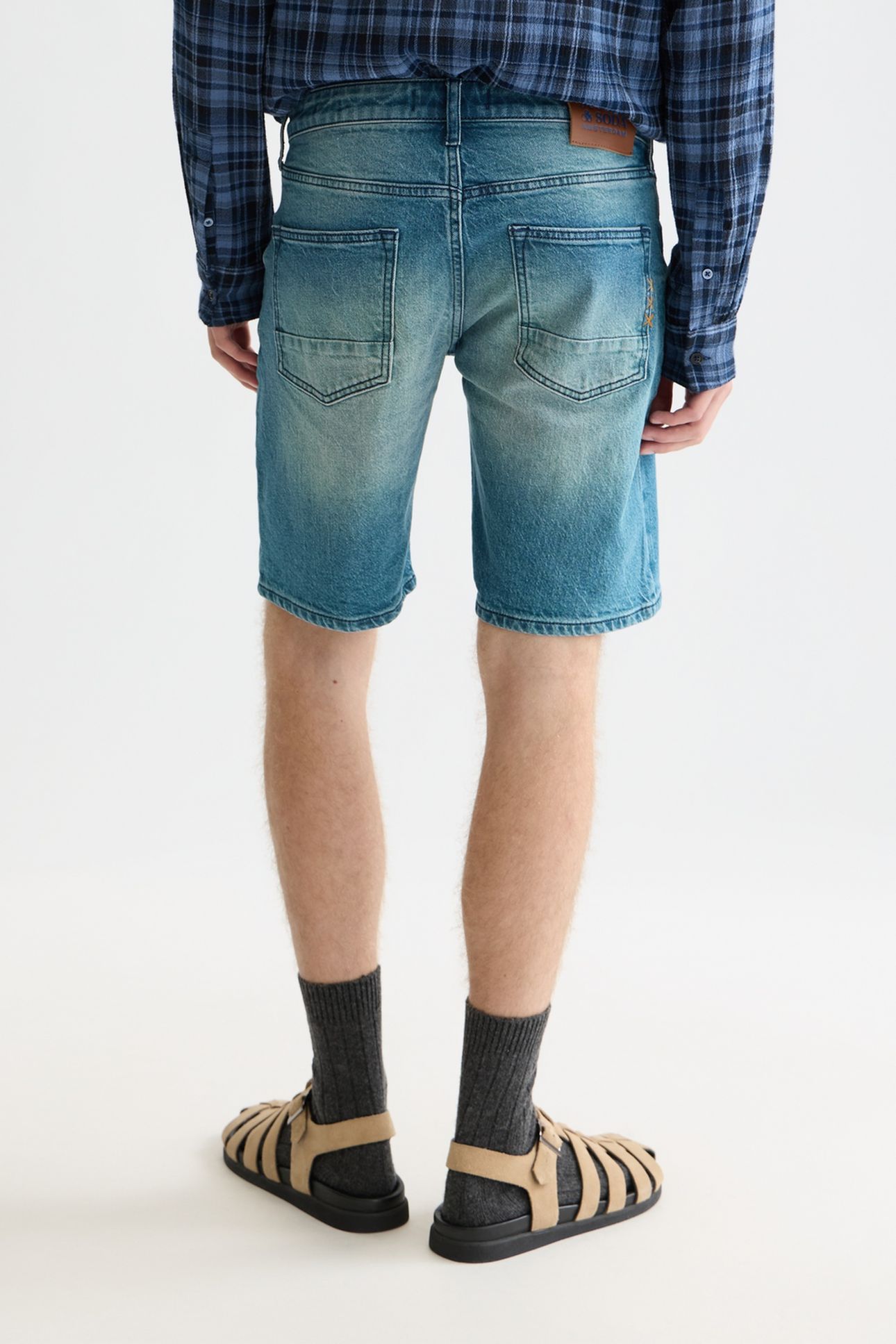 RALSTON REGULAR SLIMFIT JEANS SHORT NAVY 2