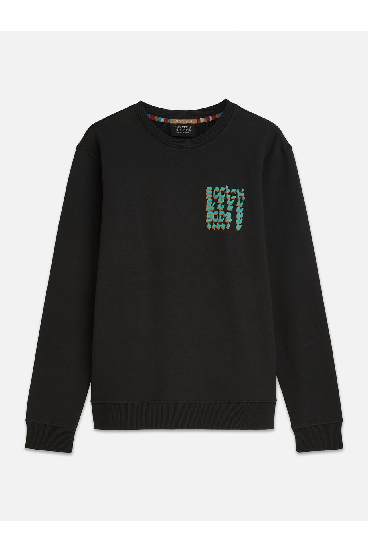 FRONT AND BACK ARTWORK REGULARFIT SWEATSHIRT BLACK 4