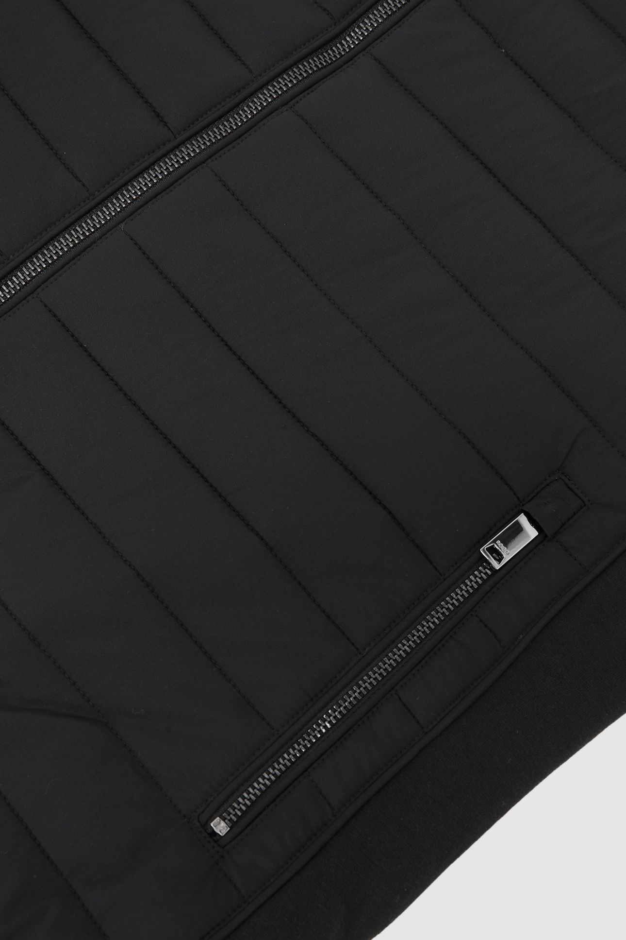 LS ZIP THROUGH GILET BLACK 5