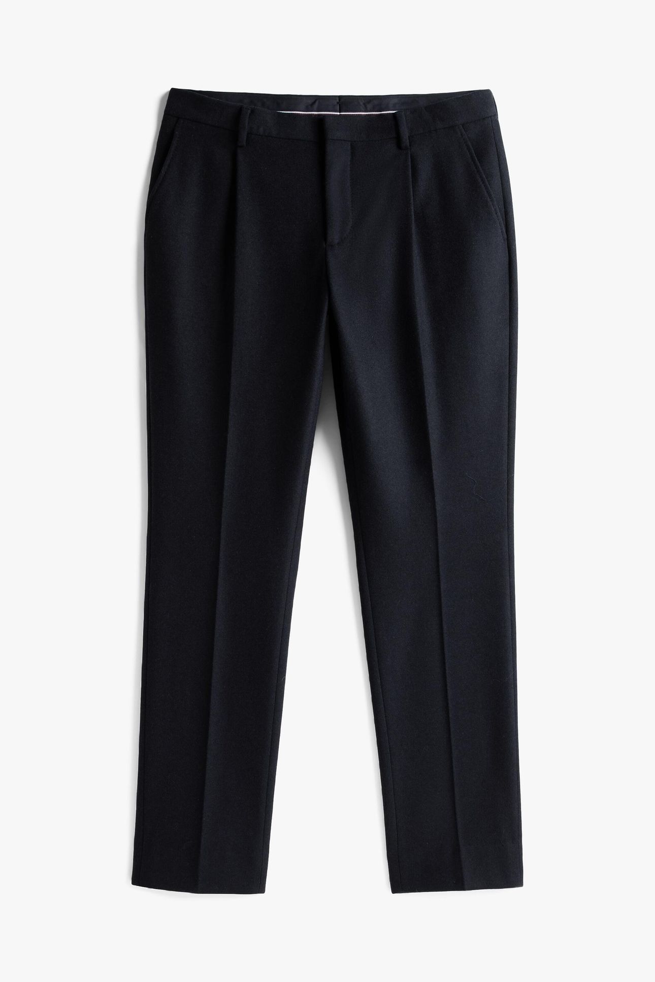 SOFT TECH WOOL PANTS BLUE 4
