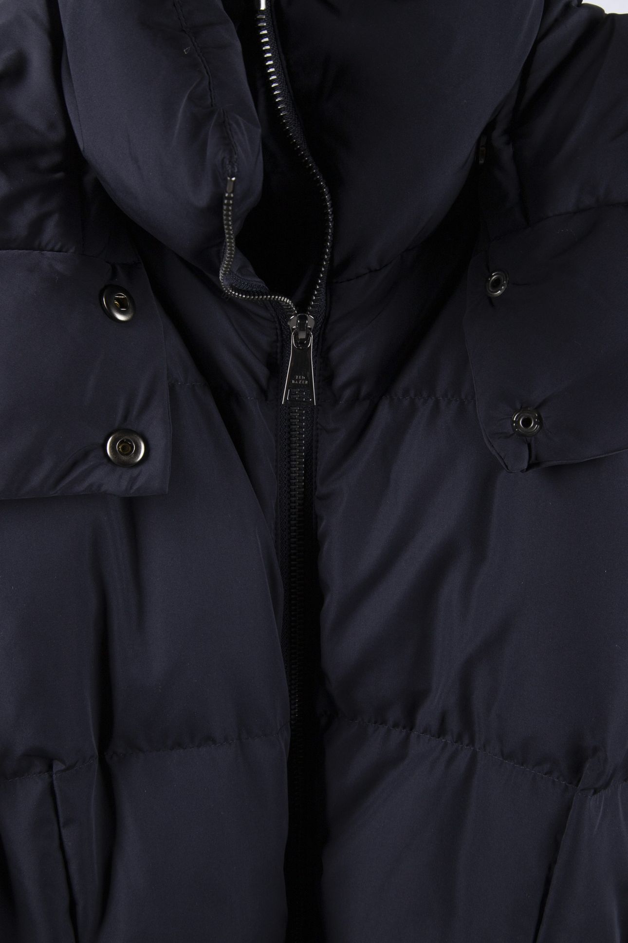RESPONSIBLE DOWN QUILTED JACKET WITH HOOD NAVY 4