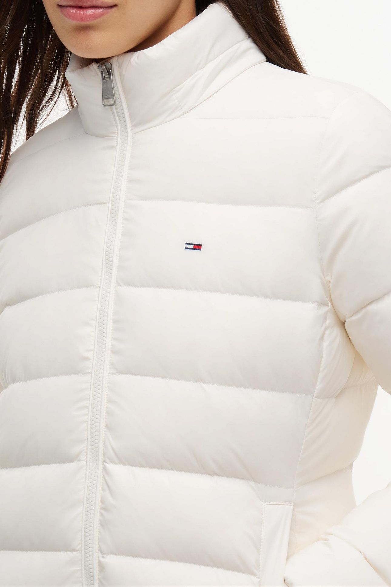 ESSENTIAL HOODED COAT WHITE 10