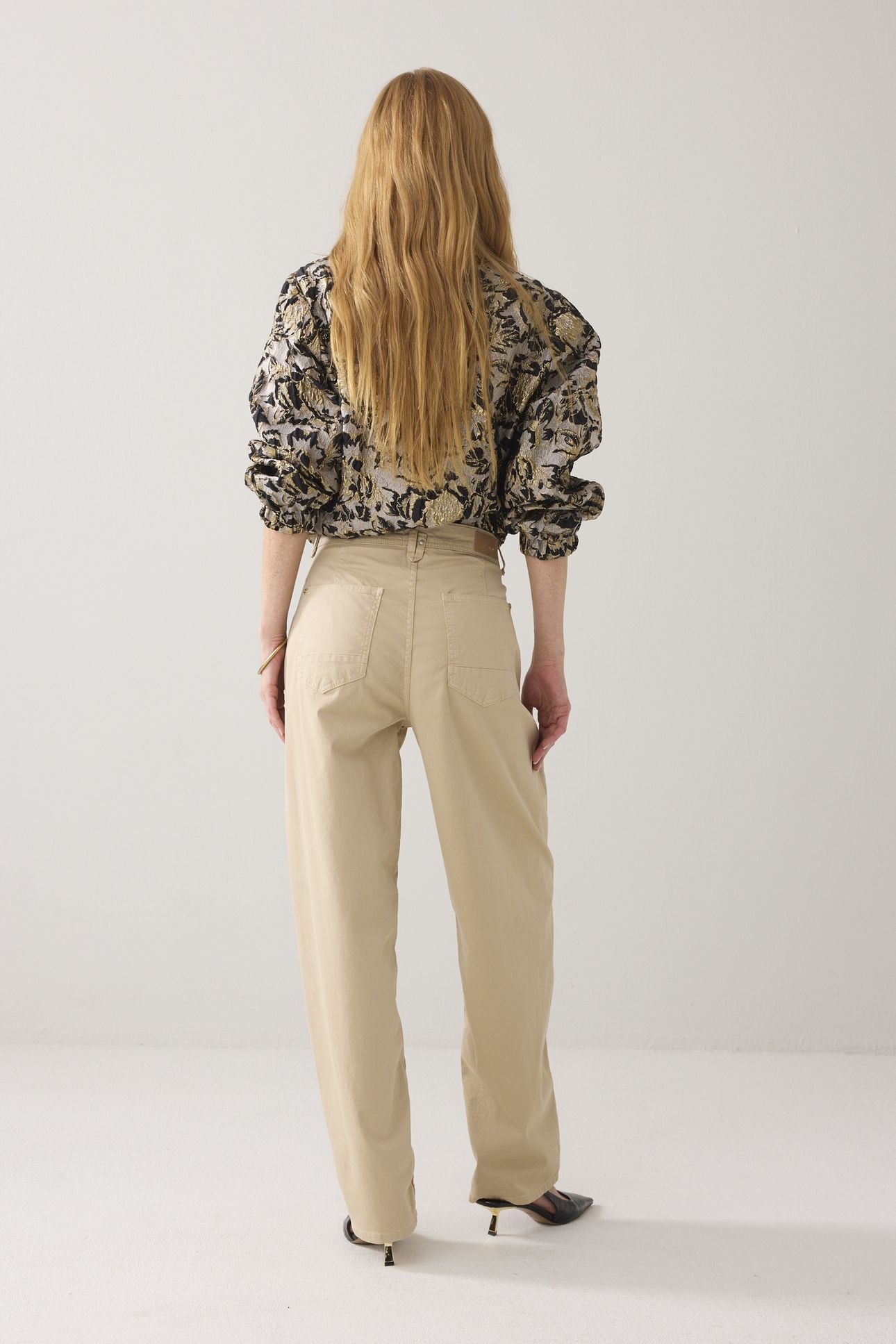 PANT COCOON STRETCH BROKEN TWILL WHITES 3