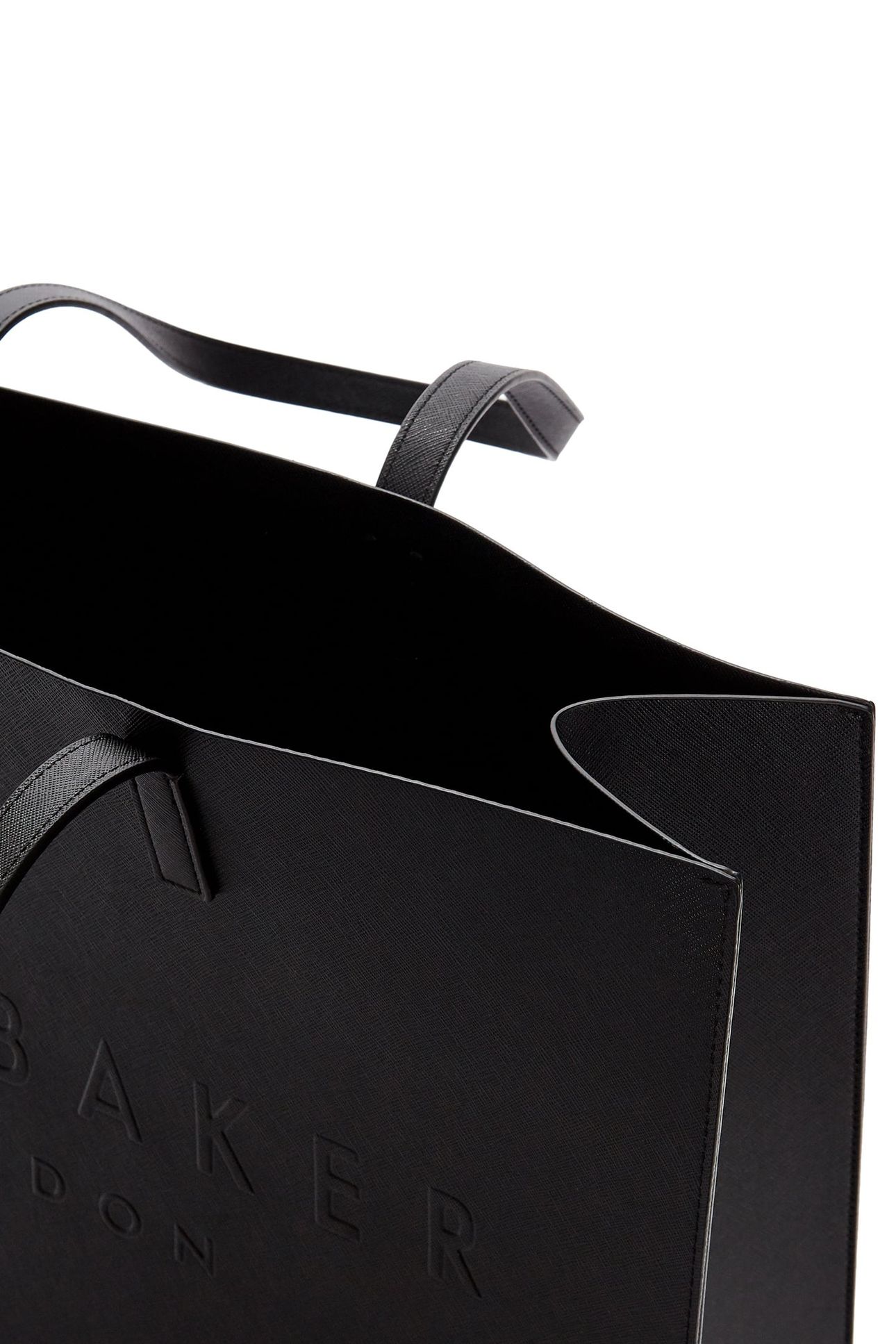 CROSSHATCH EAST WEST ICON BAG BLACK 4