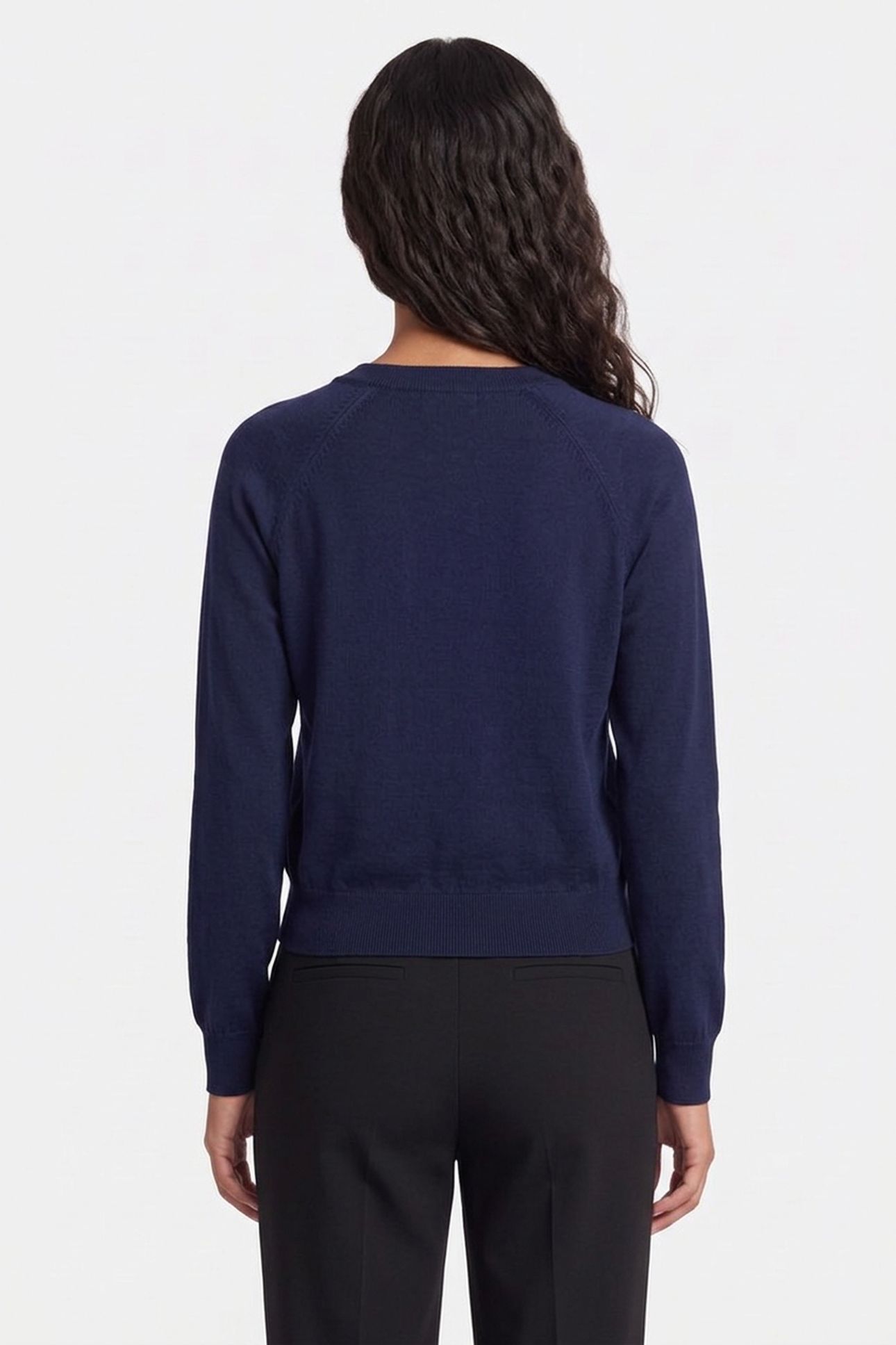 SWEATER V-NECK DARK NAVY 3