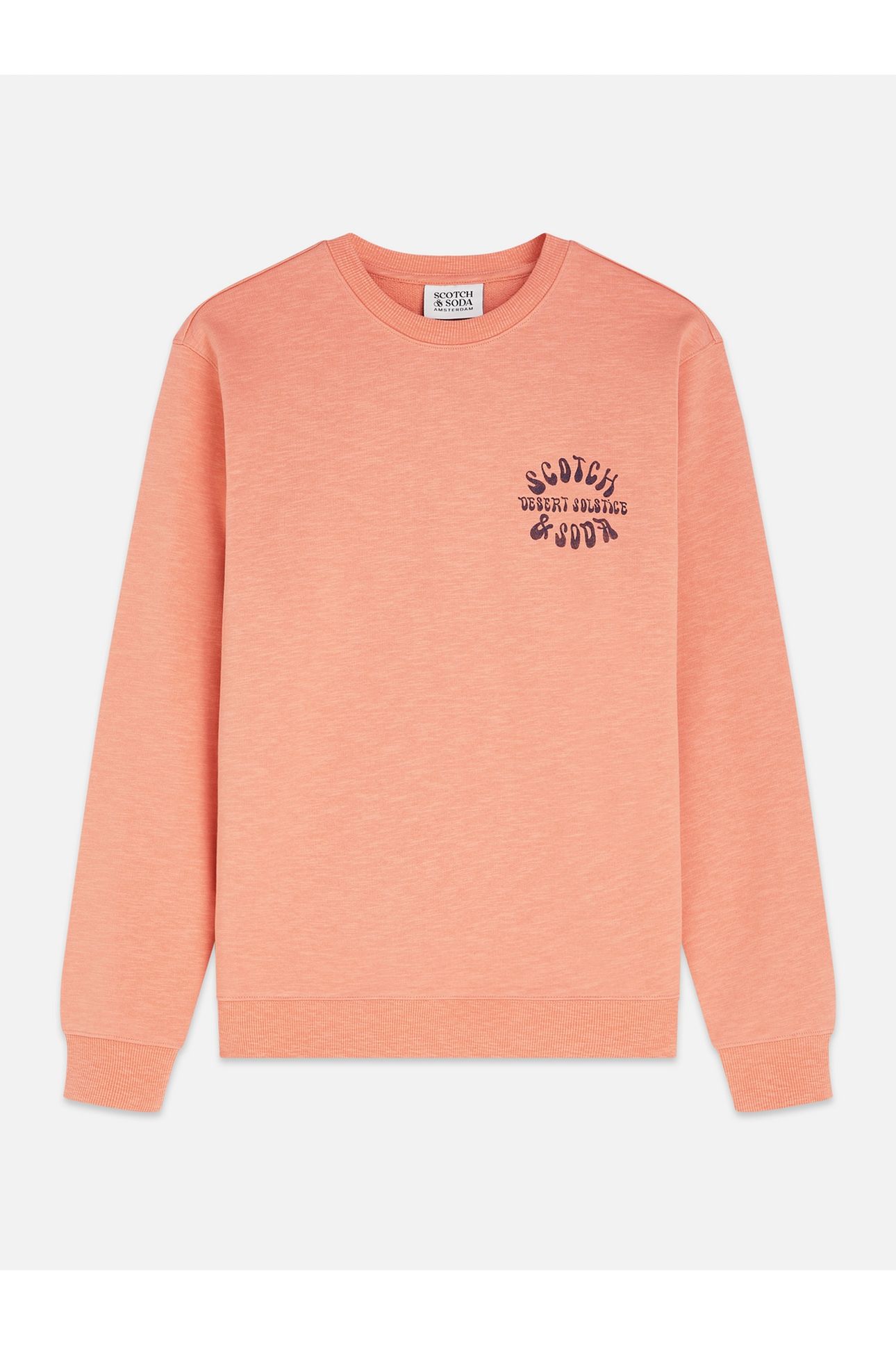 LEFT CHEST LOGO REGULAR-FIT SWEATSHIRT BRIGHT RED 4