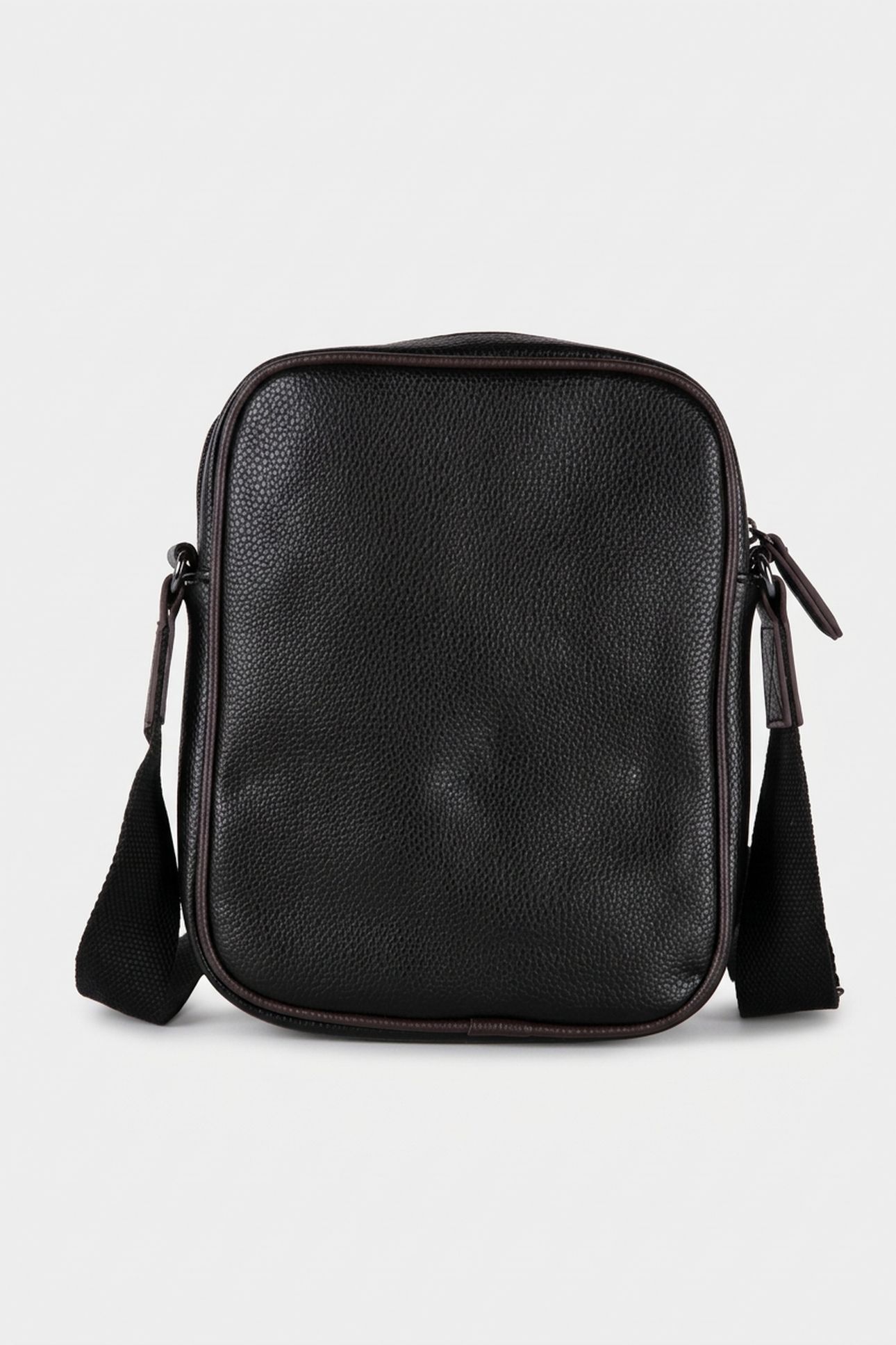 LANSTON PEBBLE PU FLIGHT BAG BLACK 3