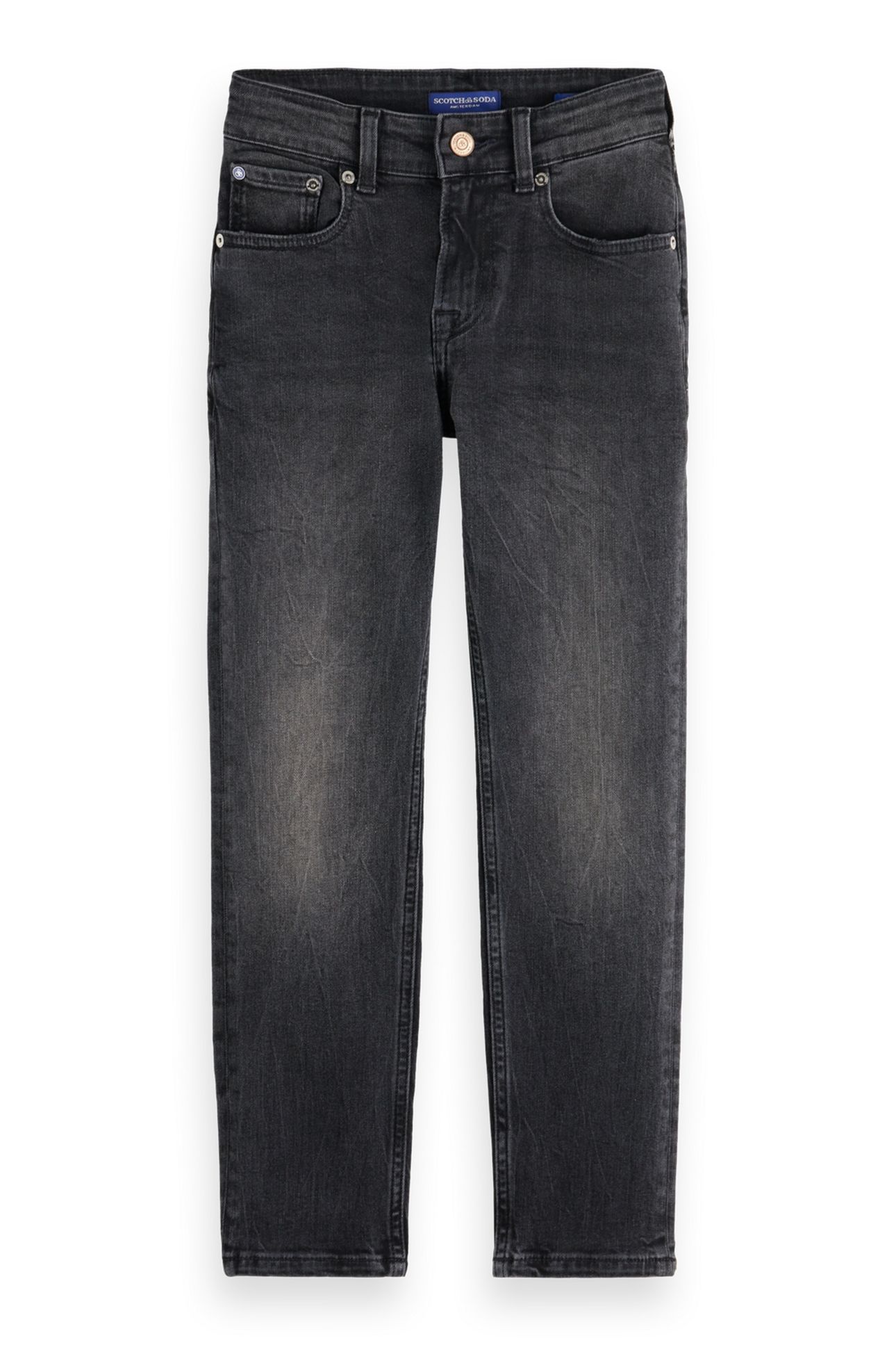BOYS NOS DEAN LOOSE TAPERED JEANS BLACK NIGHT 1
