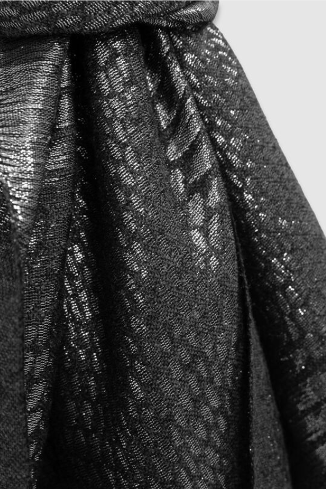 GREY METALLIC PYTHON JACQUARD SCARF 3