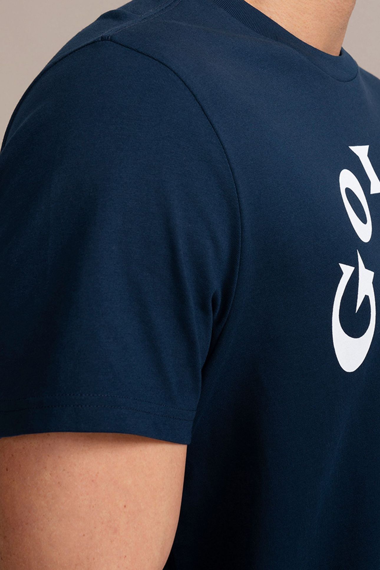 MUSCLE JOE CREW NECK TEE NAVY 4