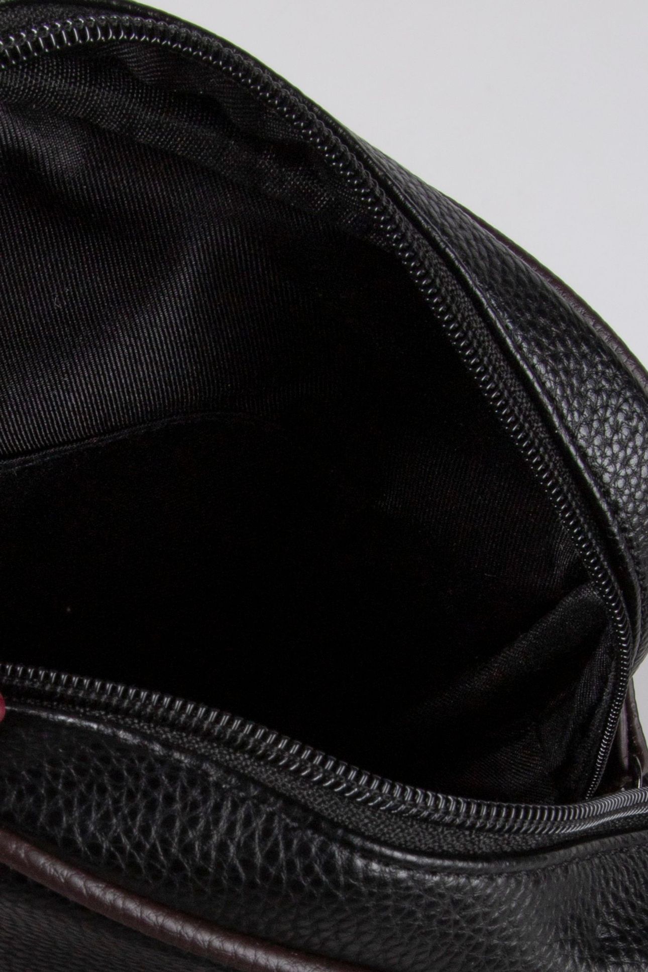 LANSTON PEBBLE PU FLIGHT BAG BLACK 5