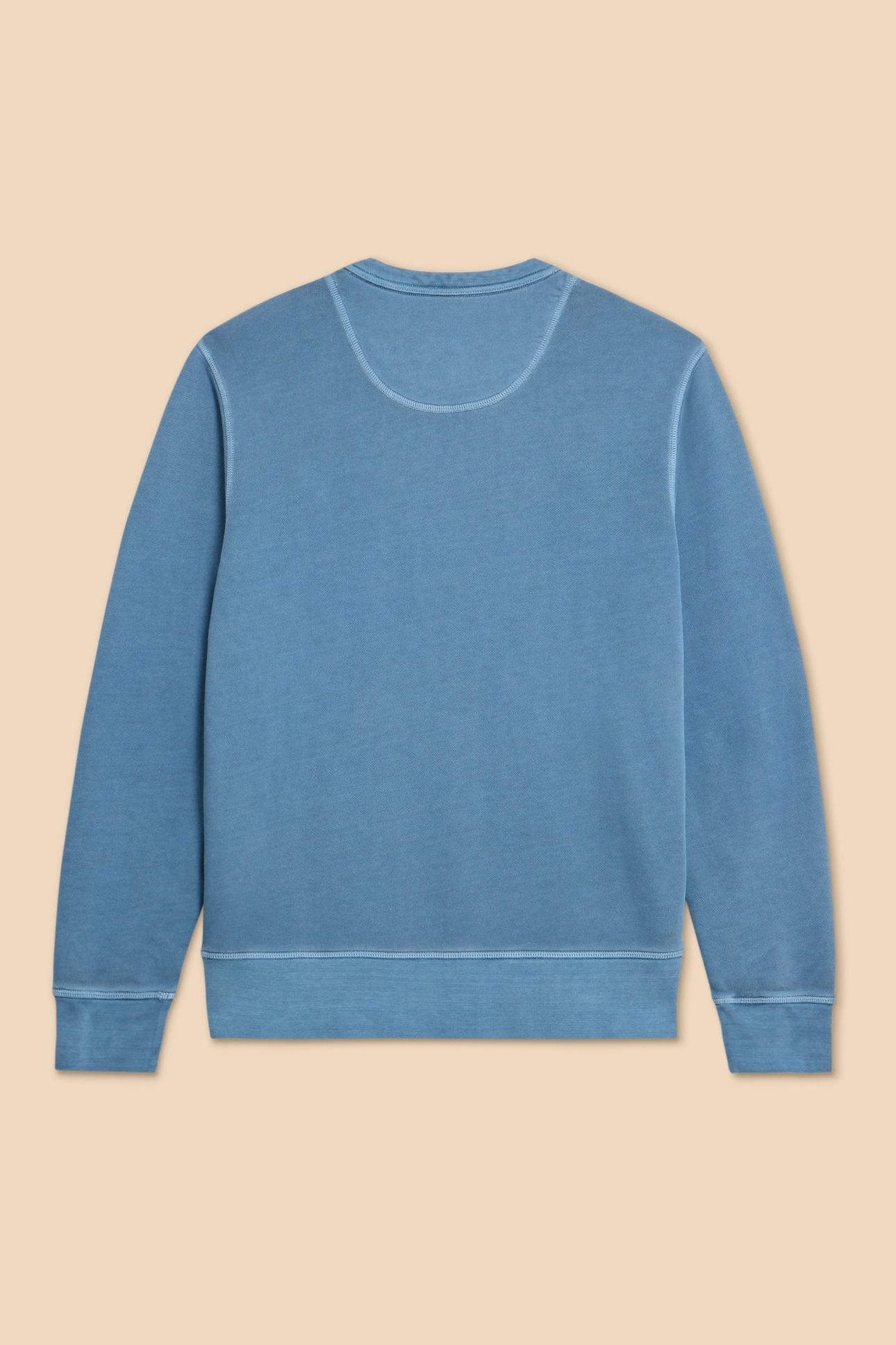 CREW NECK SWEAT MID BLUE 3