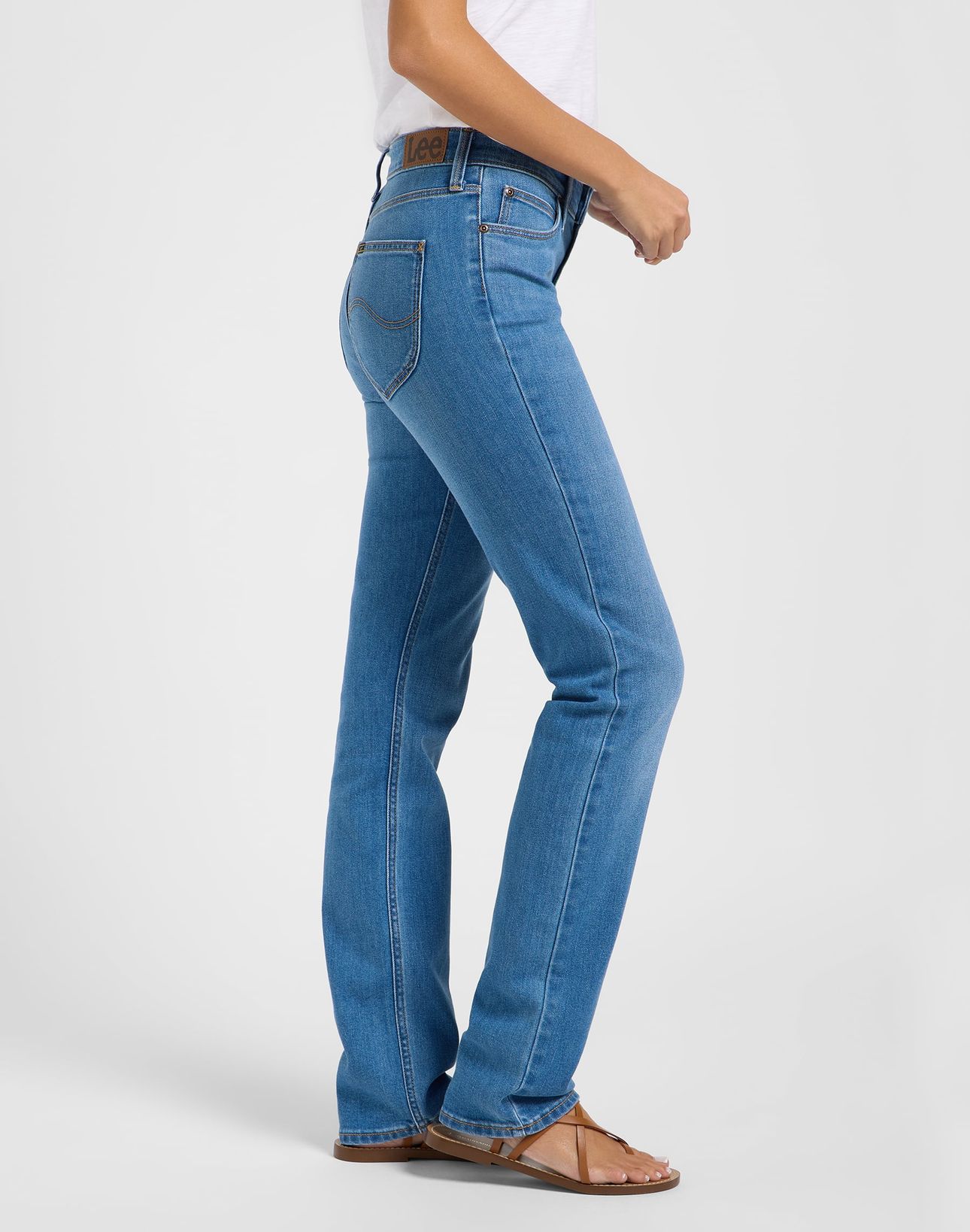 MARION STRAIGHT DARK CURRENTS STRAIGHT JEANS DENIM BLUE 4