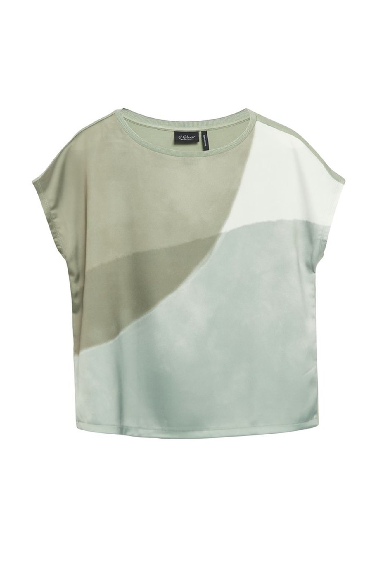 S.OLIVER T-SHIRTS BLUE GREEN 4