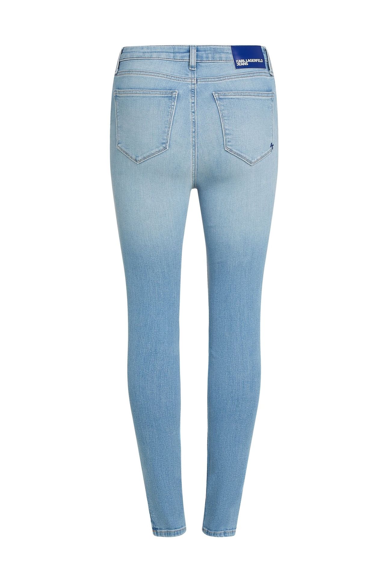 KLJ HR SKINNY W/ SPLIT BRIGHT BLUE 5