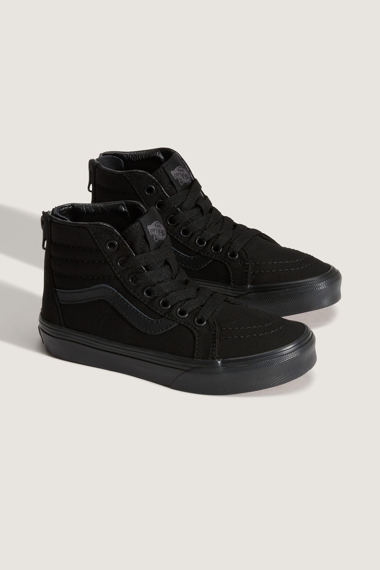 YOUTH UNISEX SK8-HI ZIP POP CHECK BLACK/BLACK 2