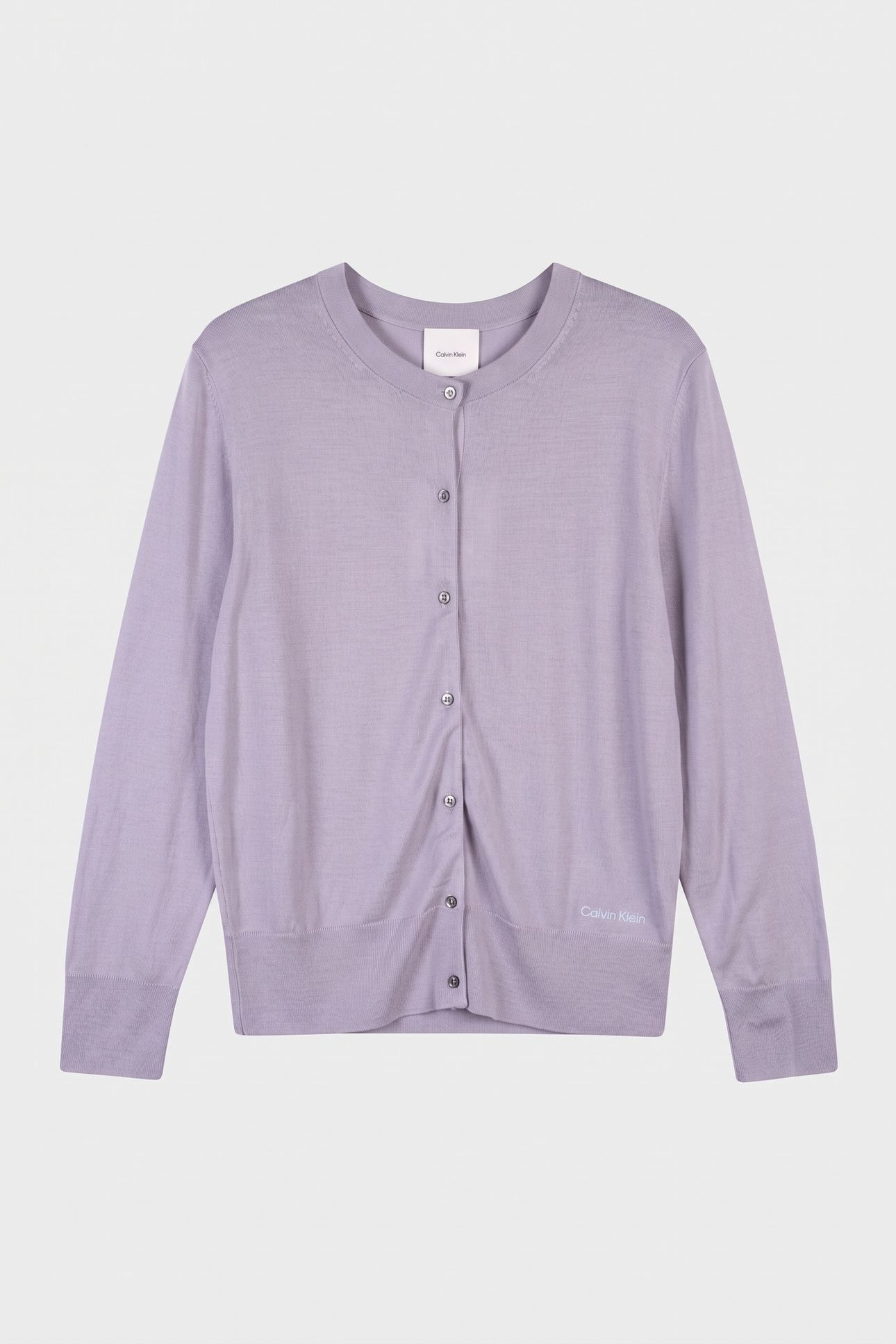 MERINO CARDIGAN BLUE GREY HEATHER 3
