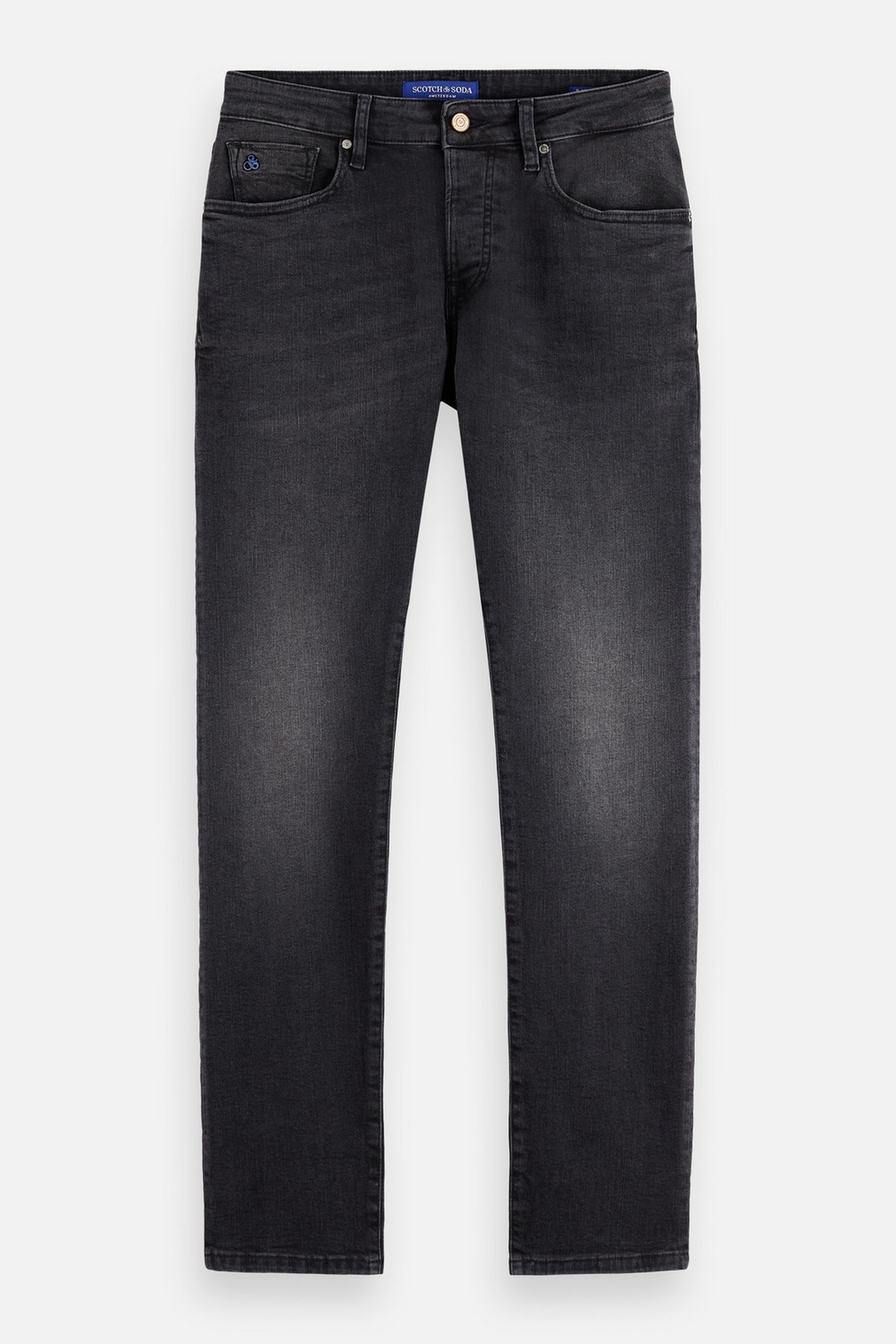 RALSTON REGULAR SLIM-FIT JEANS BLACK 4